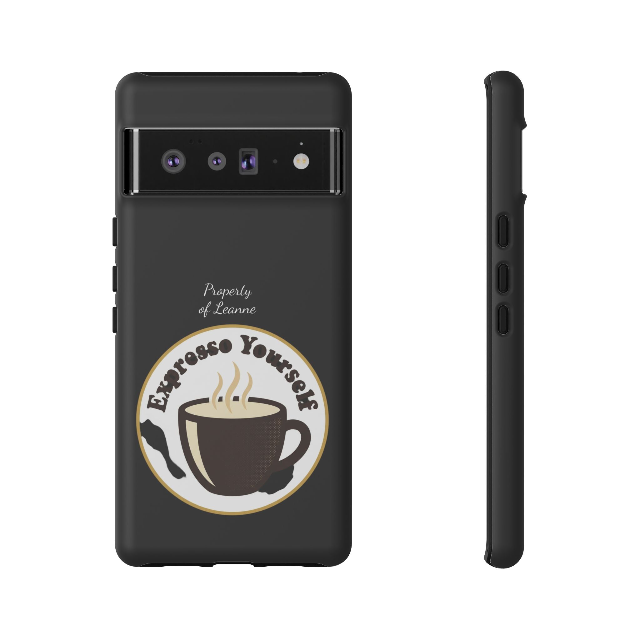 Espresso Yourself Phone Case — Cute Coffee Cup Protective Case for Coffee Lovers