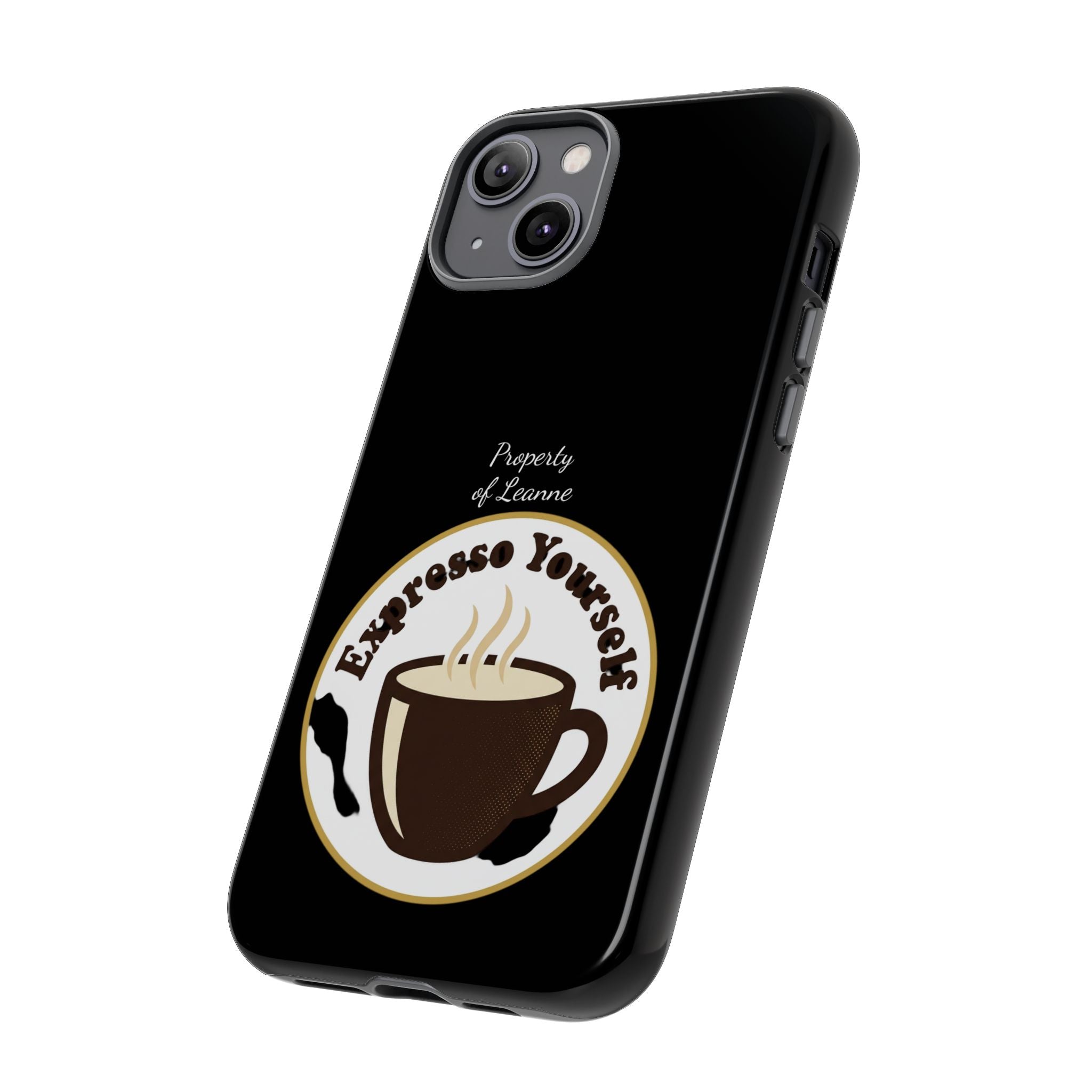 Espresso Yourself Phone Case — Cute Coffee Cup Protective Case for Coffee Lovers