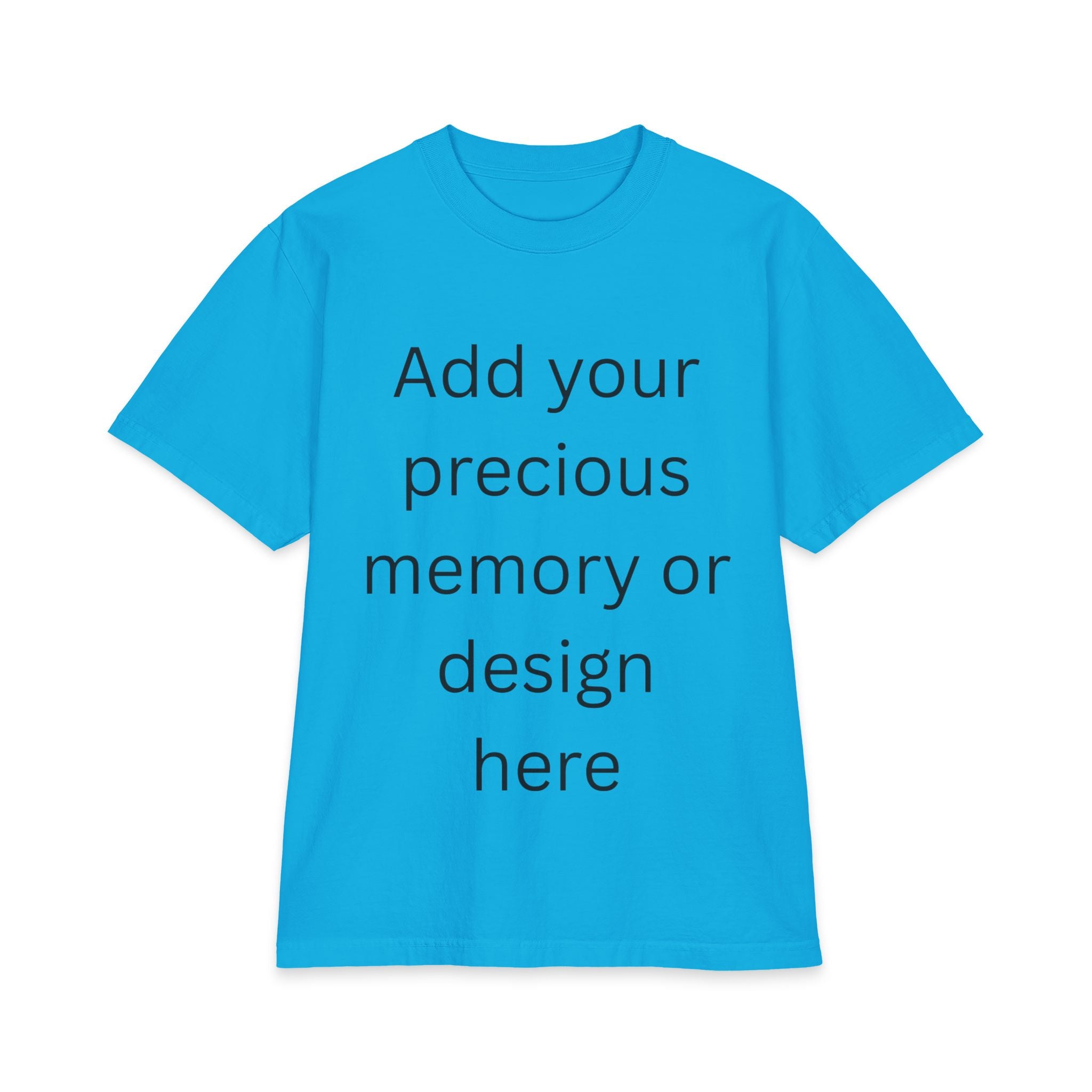 Custom Precious Photo & Memory T-Shirt — Personalized Short Sleeve
