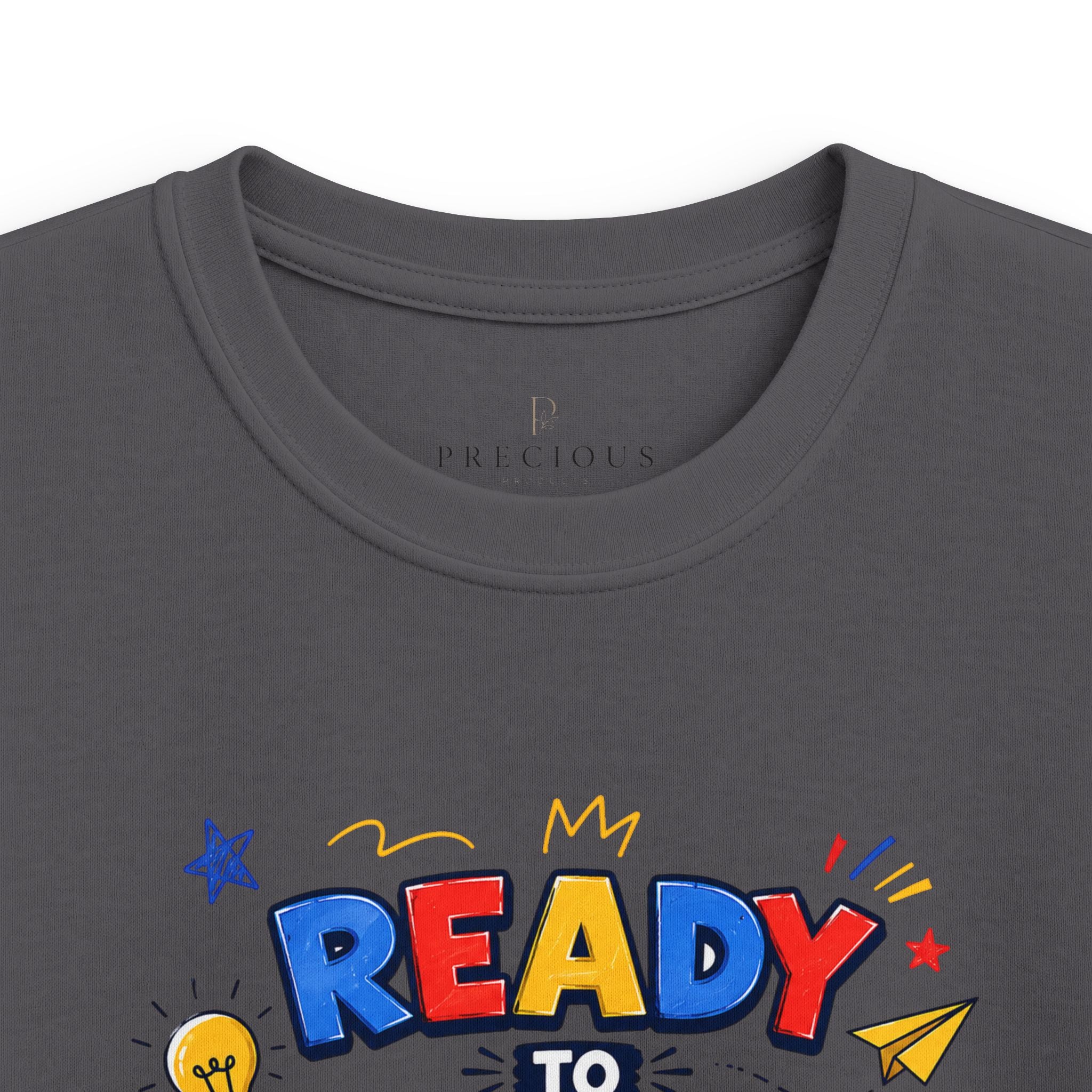 Kids Softstyle Tee- Personalized back to school, with Name, grade, and school survival kit