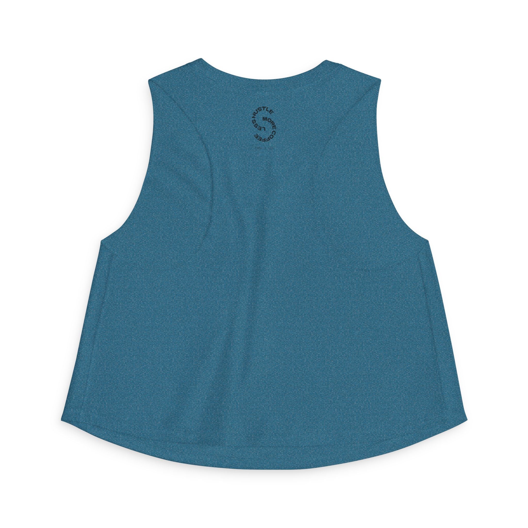 Espresso Yourself Crop Top — Cute Coffee Graphic Women's Tank