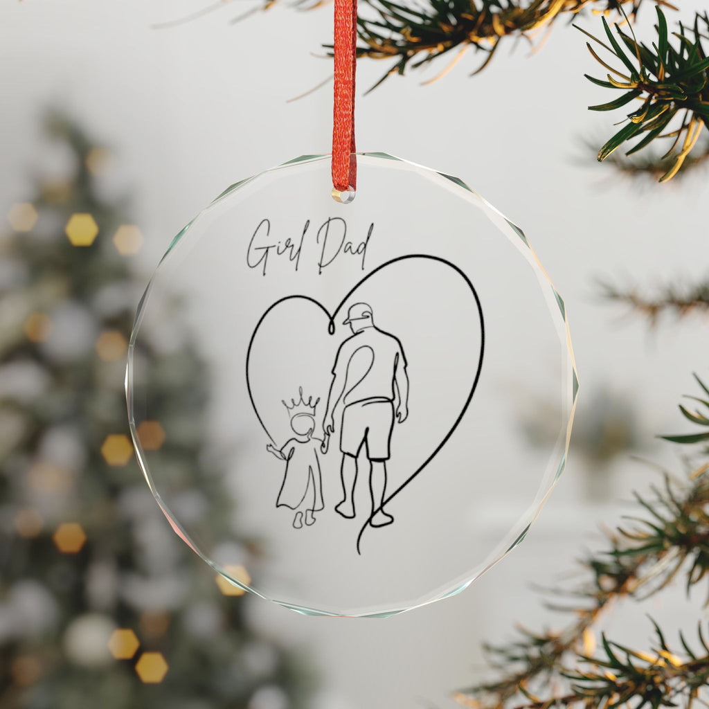 Personalized Glass Ornament, Single