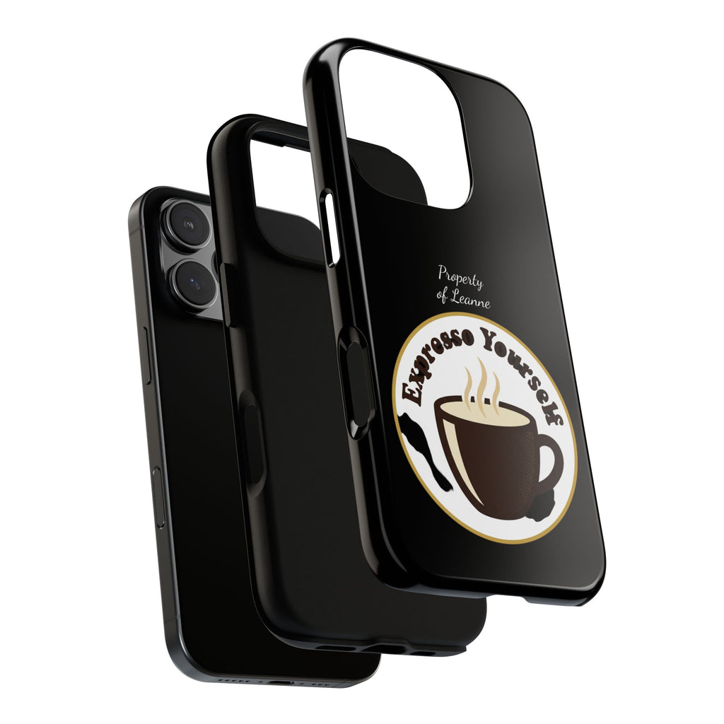 Espresso Yourself Phone Case — Cute Coffee Cup Protective Case for Coffee Lovers