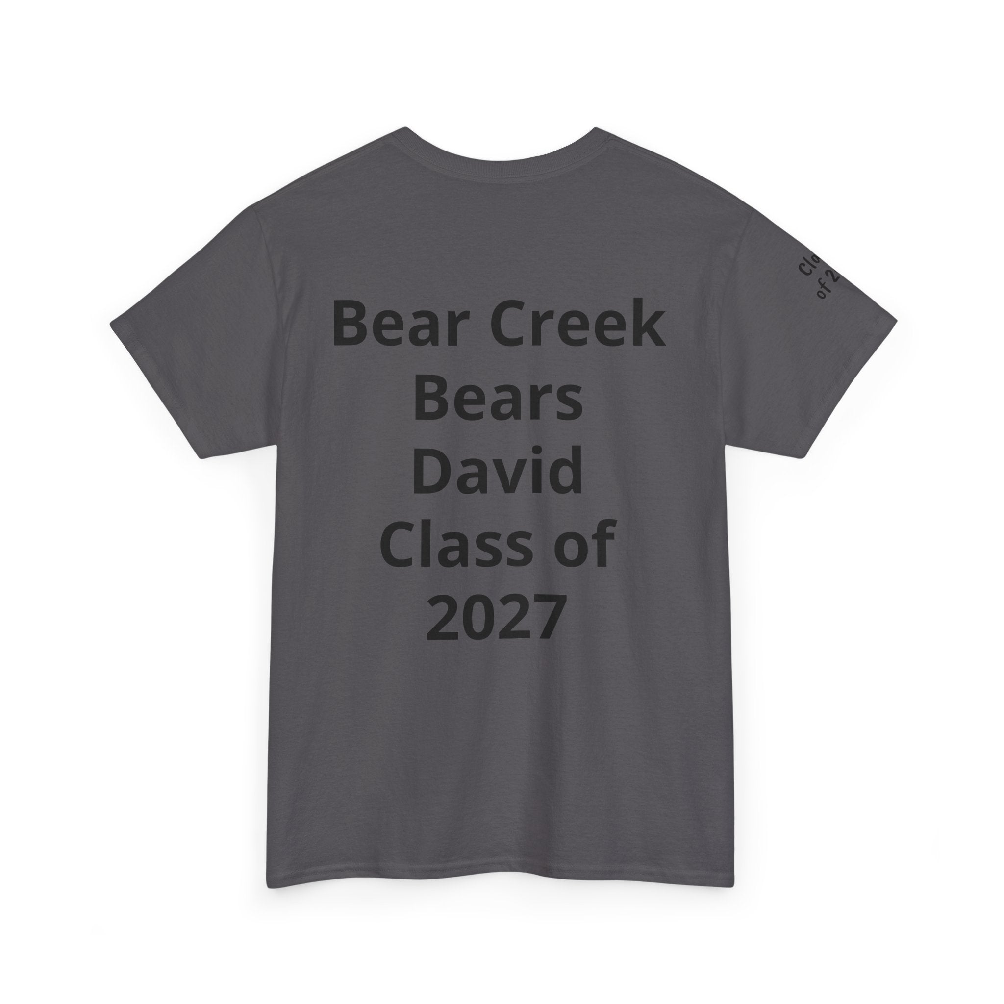 Personalized "Class of" and School pride, Back to School-Unisex Heavy Cotton Tee