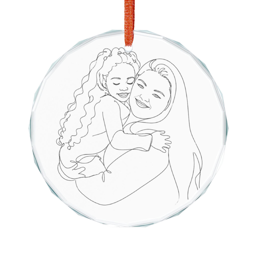 Personalized Glass Ornament, Single