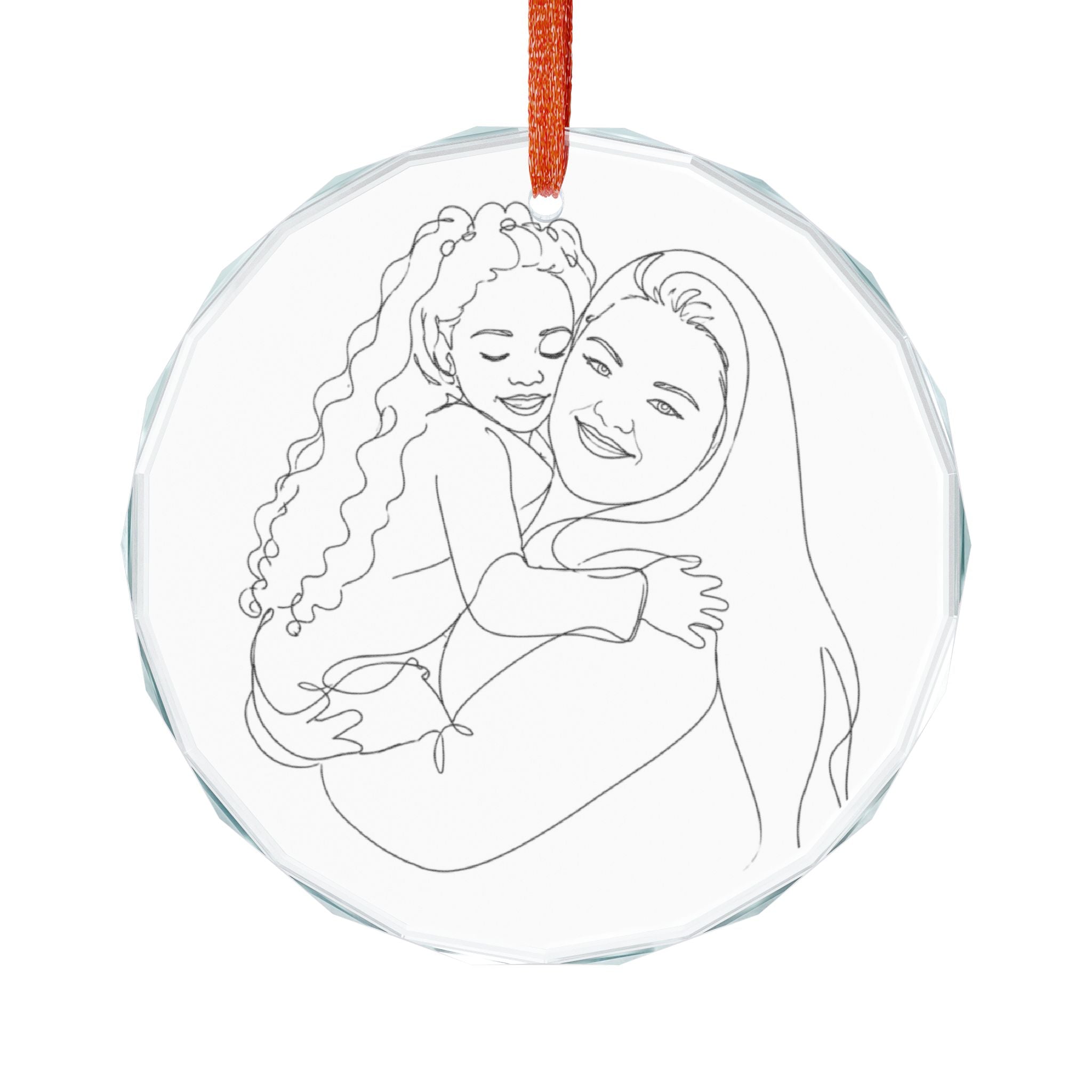 Personalized Glass Ornament, Single