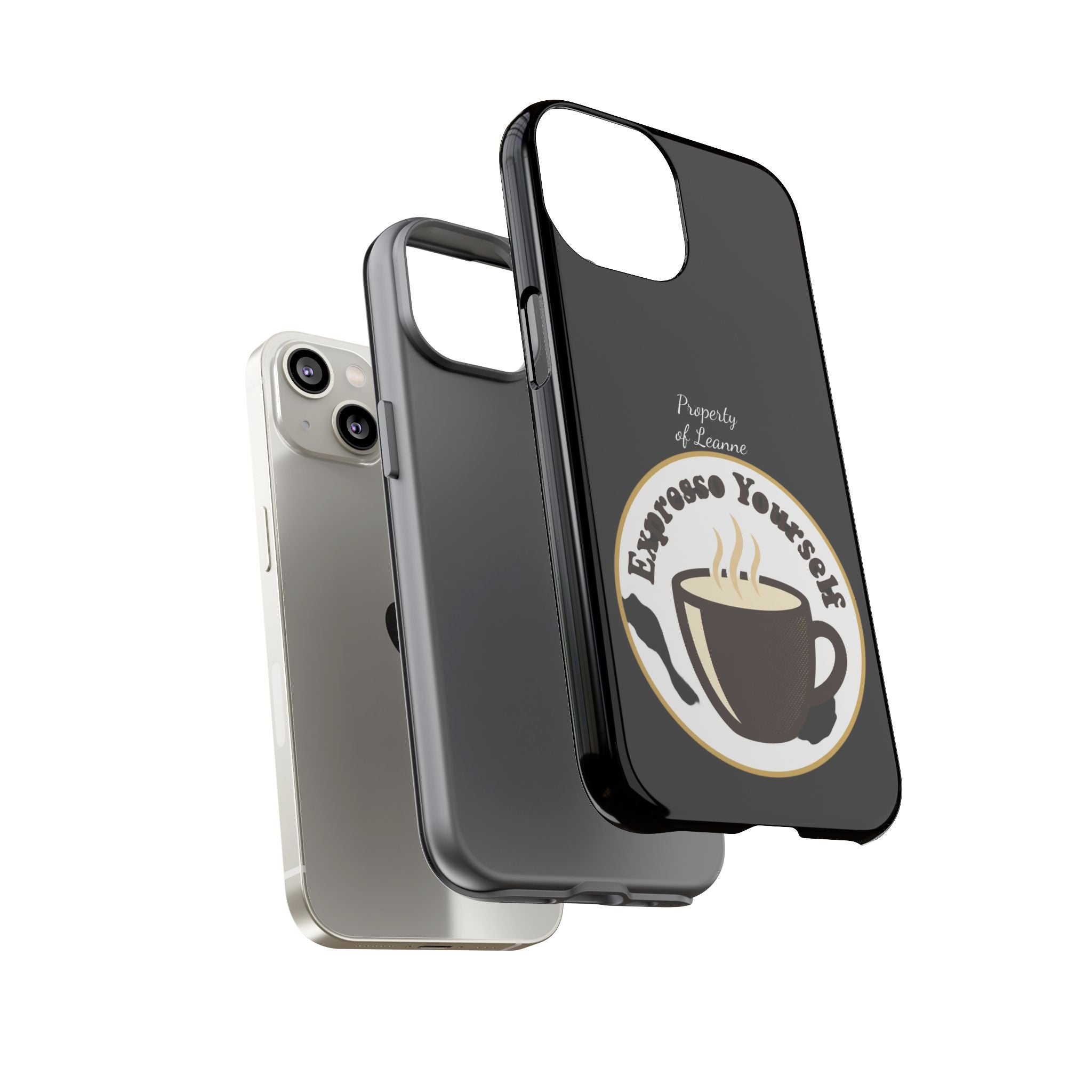 Espresso Yourself Phone Case — Cute Coffee Cup Protective Case for Coffee Lovers