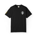 Wolf Moon Pocket T-Shirt — Minimal Black Wolf Circle Tee