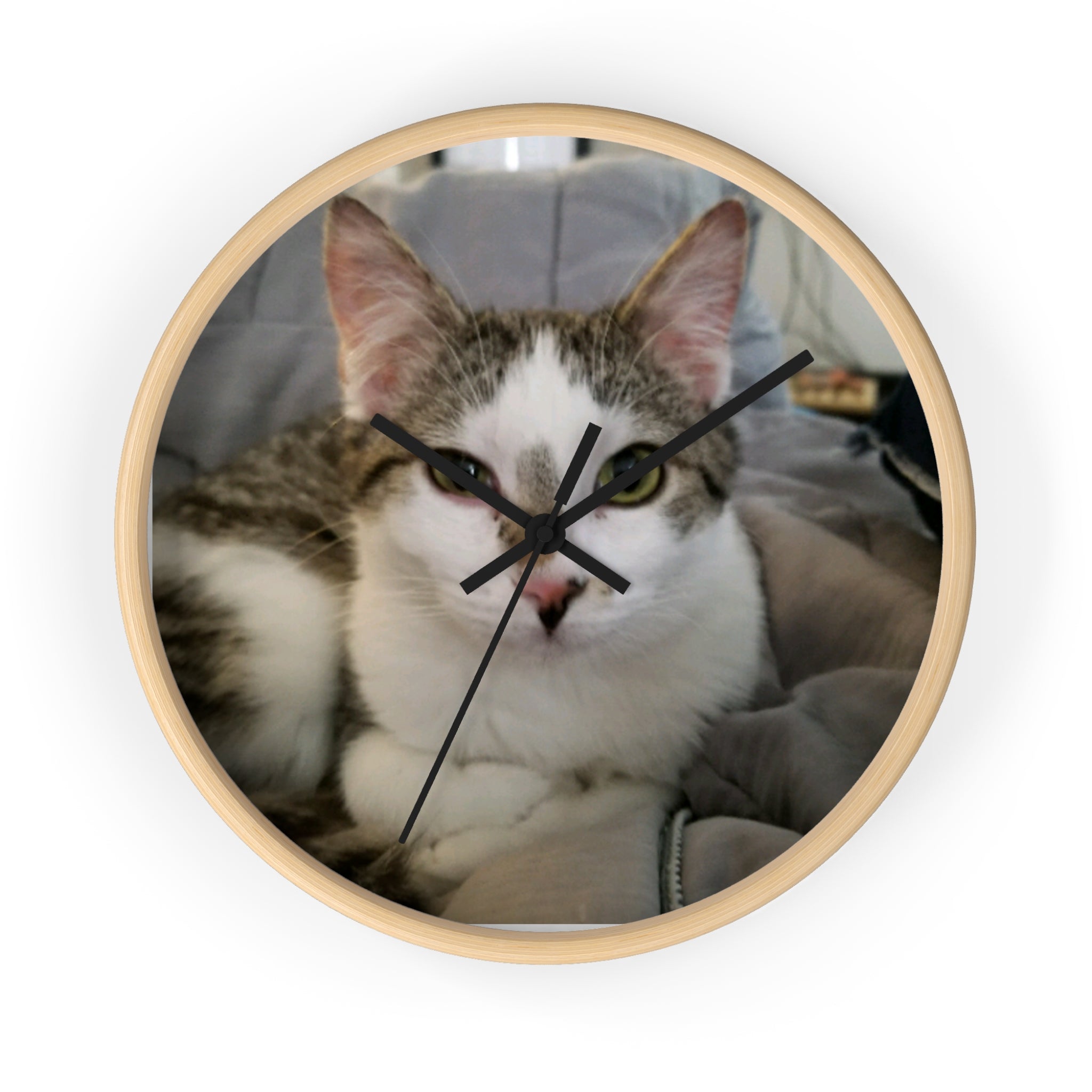 Personalized Photo Wall Clock — Custom Portrait Clock