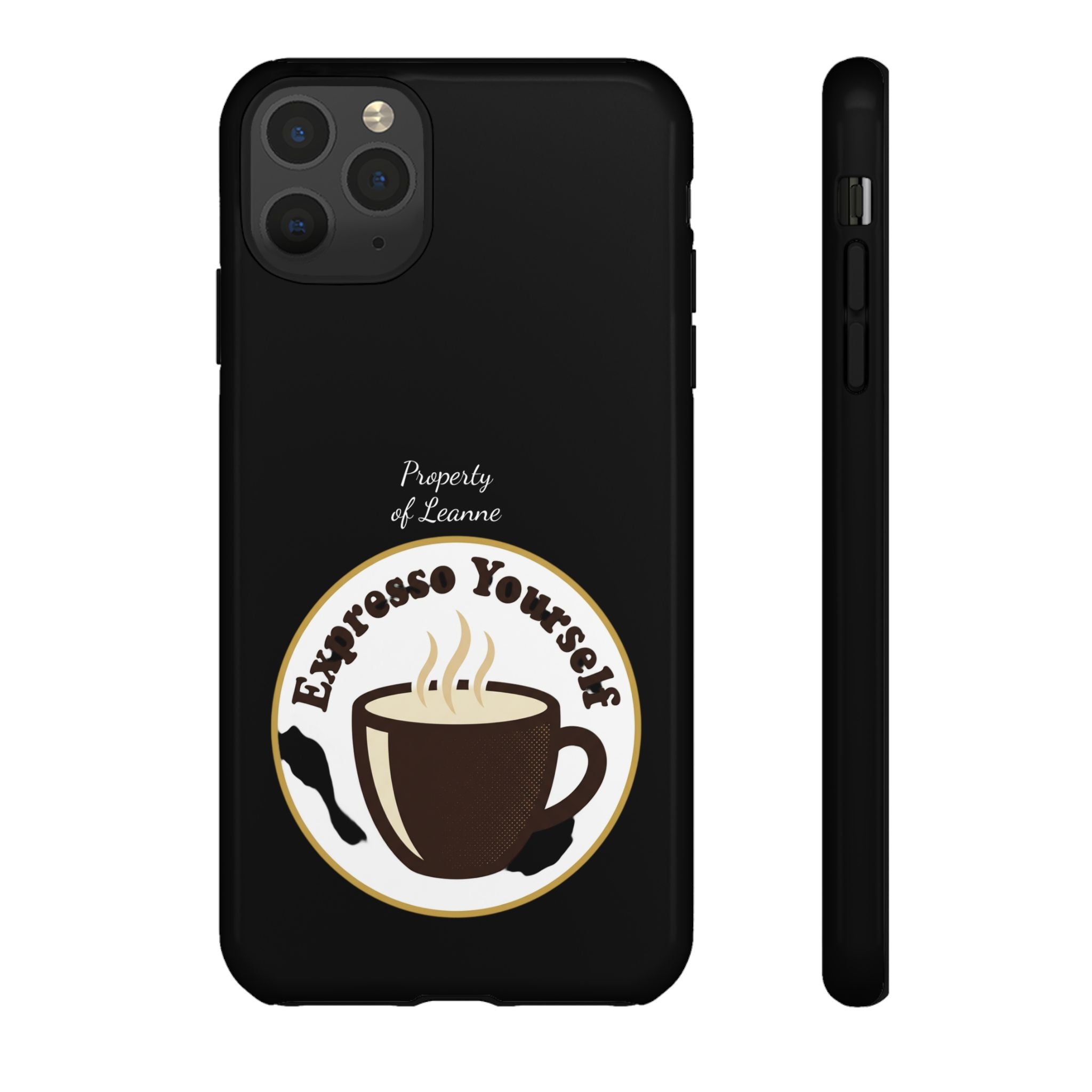 Espresso Yourself Phone Case — Cute Coffee Cup Protective Case for Coffee Lovers