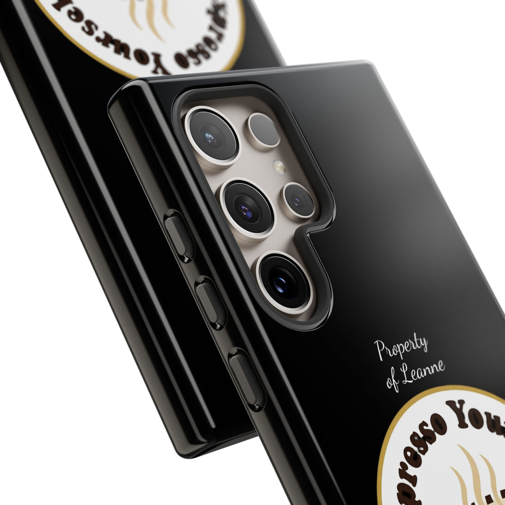 Espresso Yourself Phone Case — Cute Coffee Cup Protective Case for Coffee Lovers