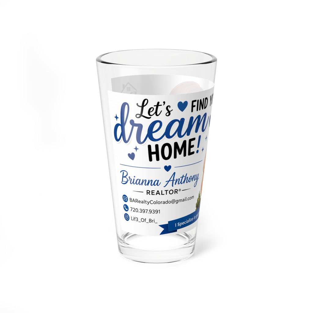 Personalized Mixing Glass, 16oz