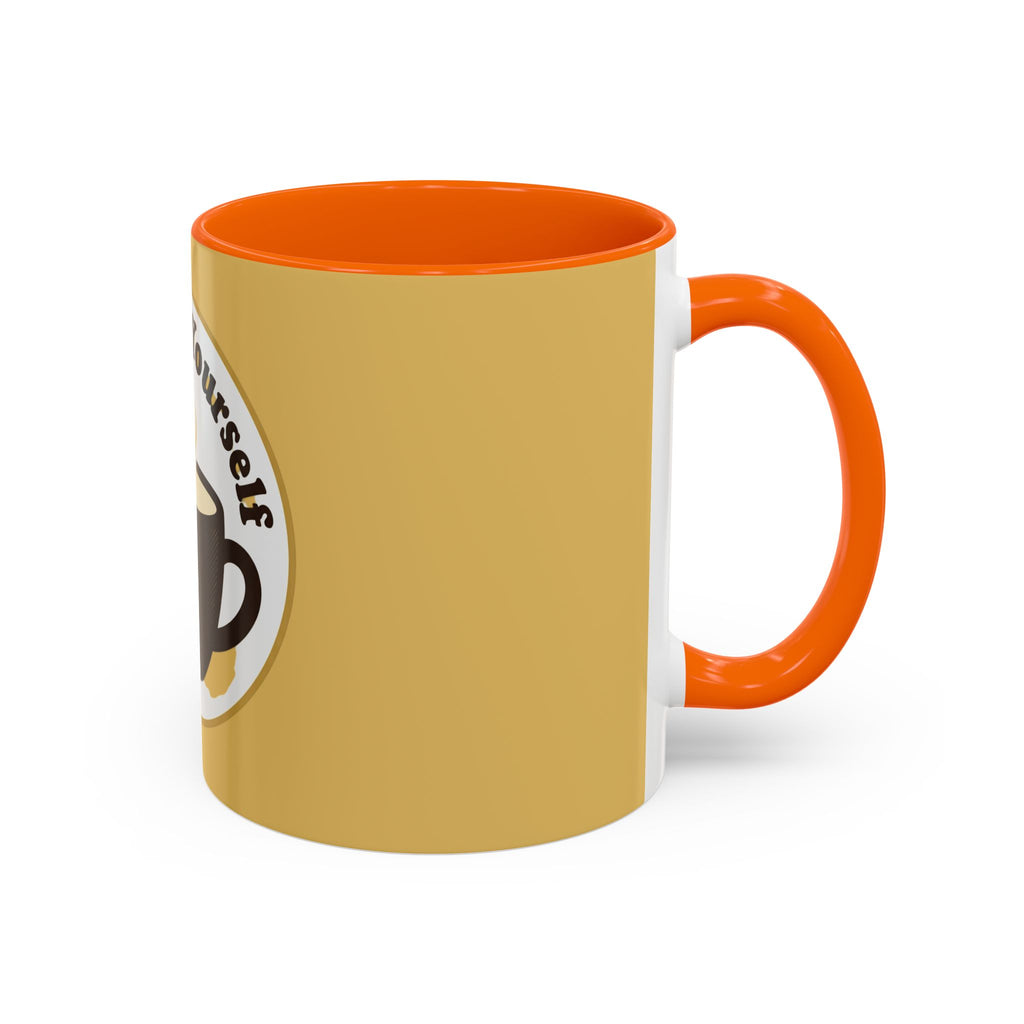 Personalized Espresso Yourself Accent Coffee Mug - Funny Coffee Lover Gift (11/15oz)