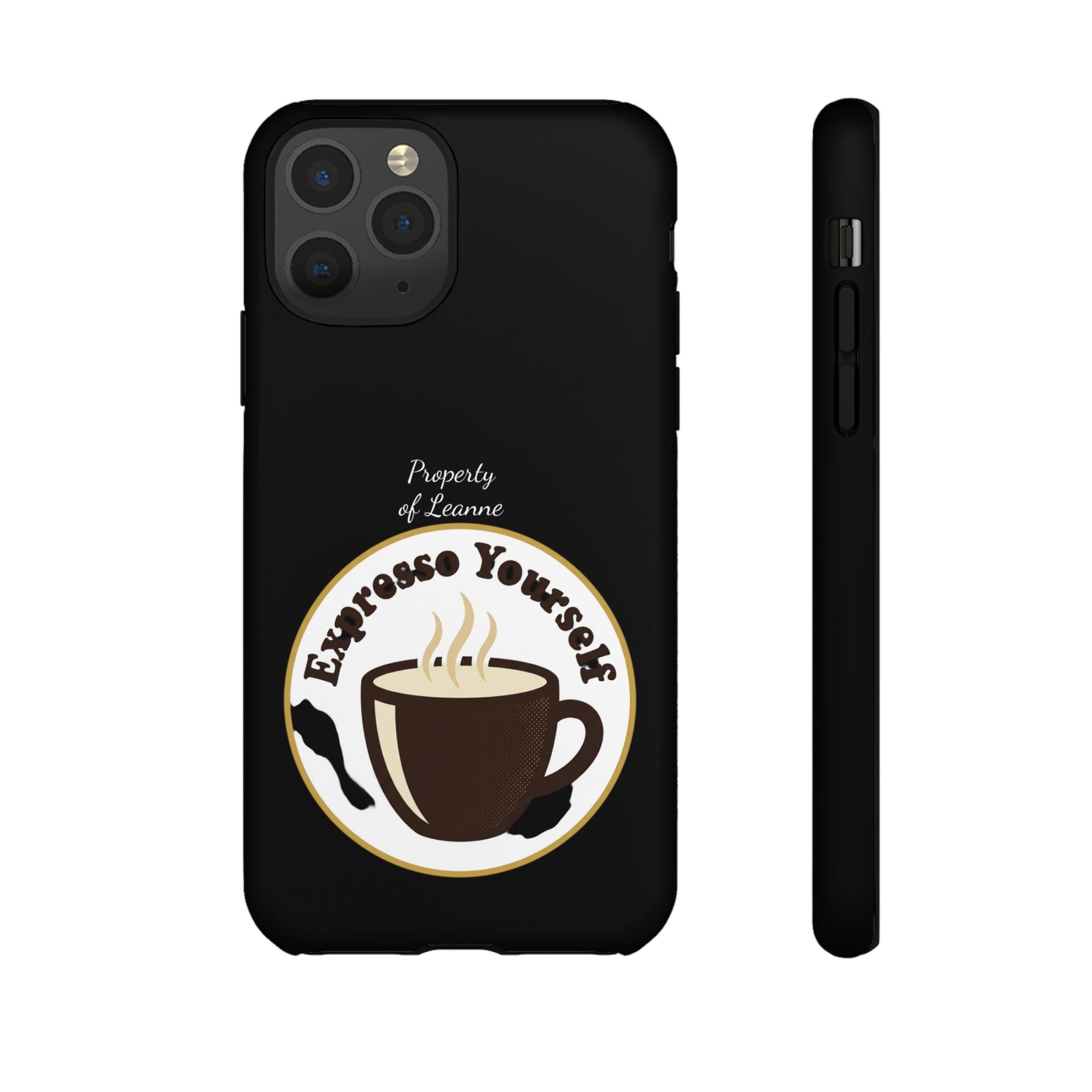 Espresso Yourself Phone Case — Cute Coffee Cup Protective Case for Coffee Lovers