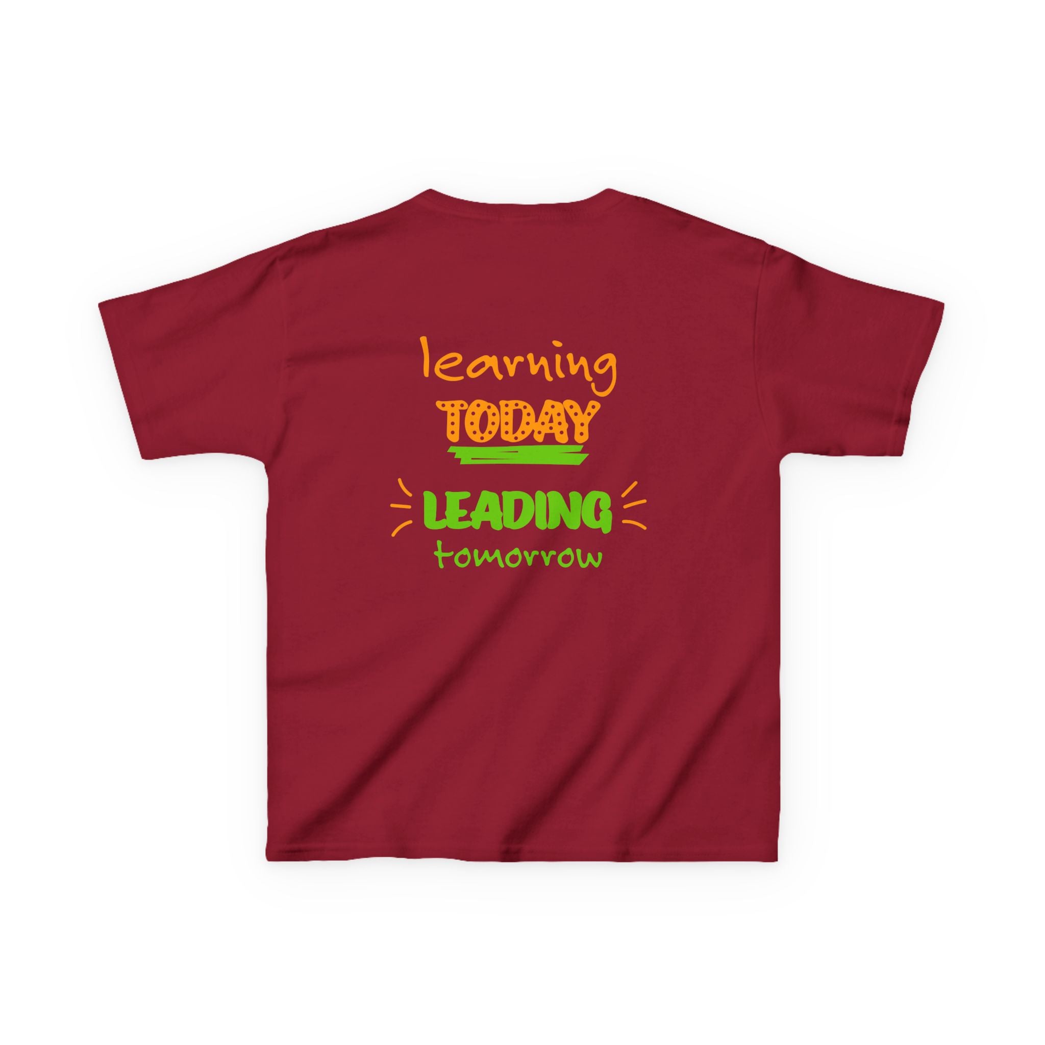 Kids Tee —  Back to School "BOSS" Personalized : "Learning Today, Leading Tomorrow"