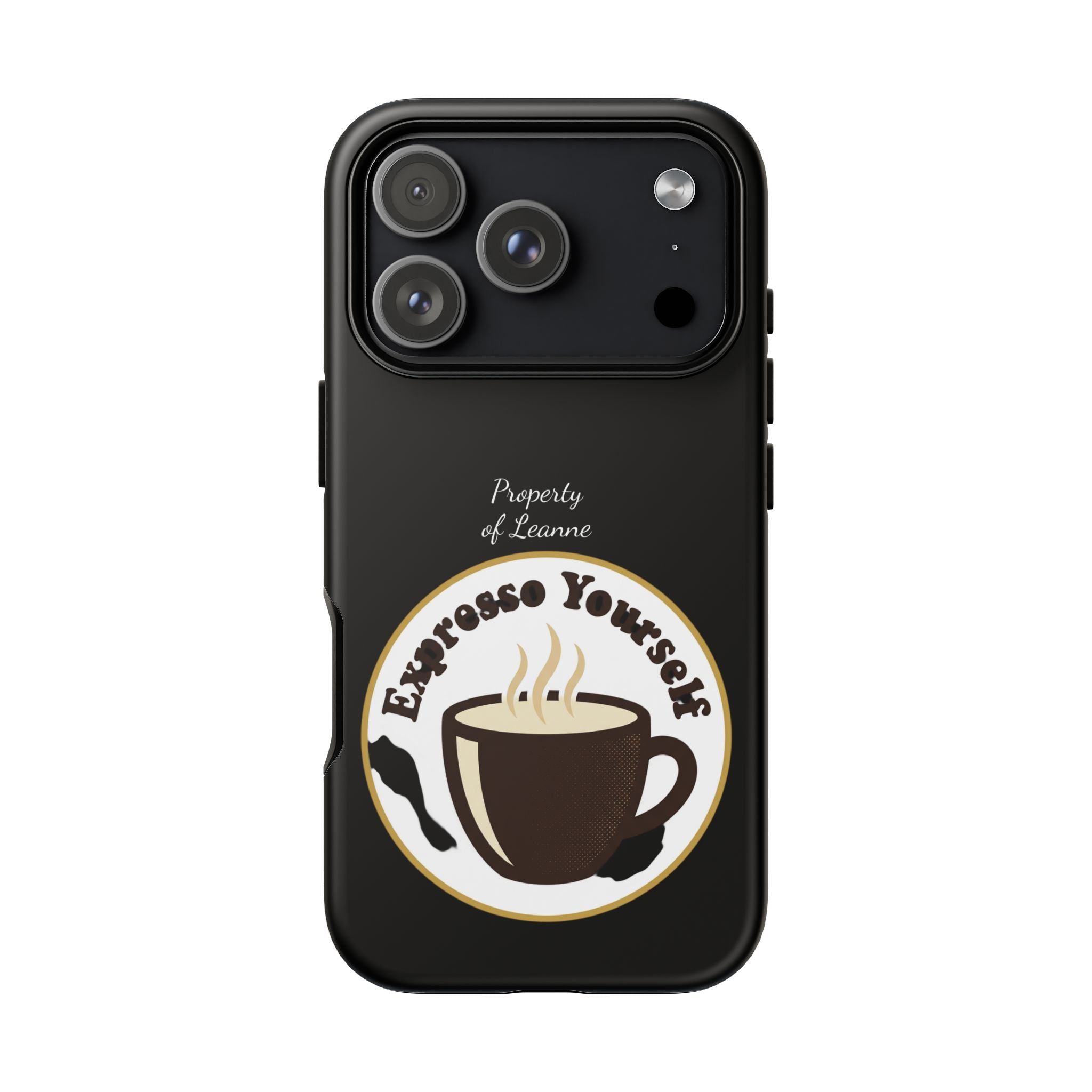 Espresso Yourself Phone Case — Cute Coffee Cup Protective Case for Coffee Lovers