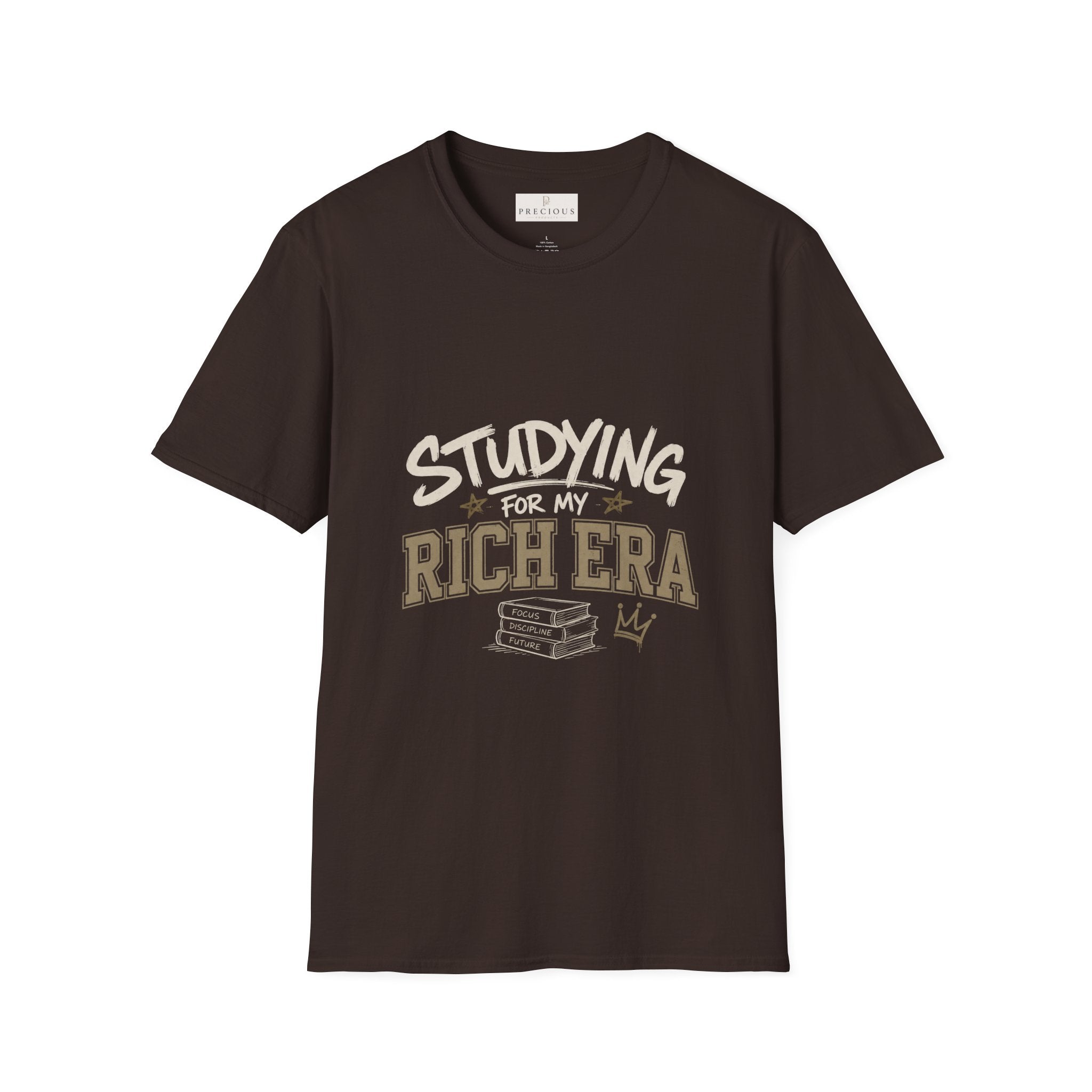 Personalized "Studying For My Rich Era", "Fear Less Do More" comfortable unisex T-Shirt