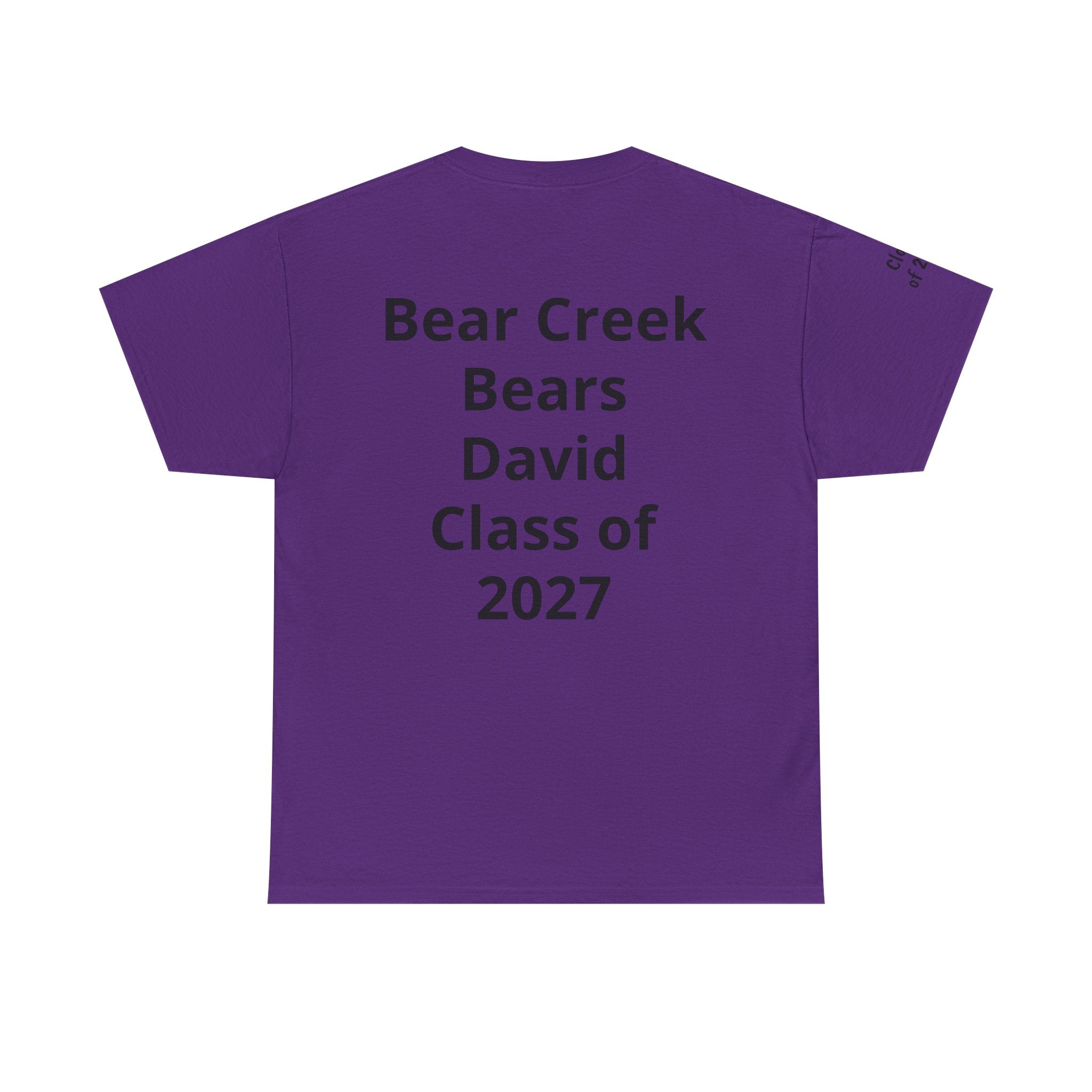 Personalized "Class of" and School pride, Back to School-Unisex Heavy Cotton Tee