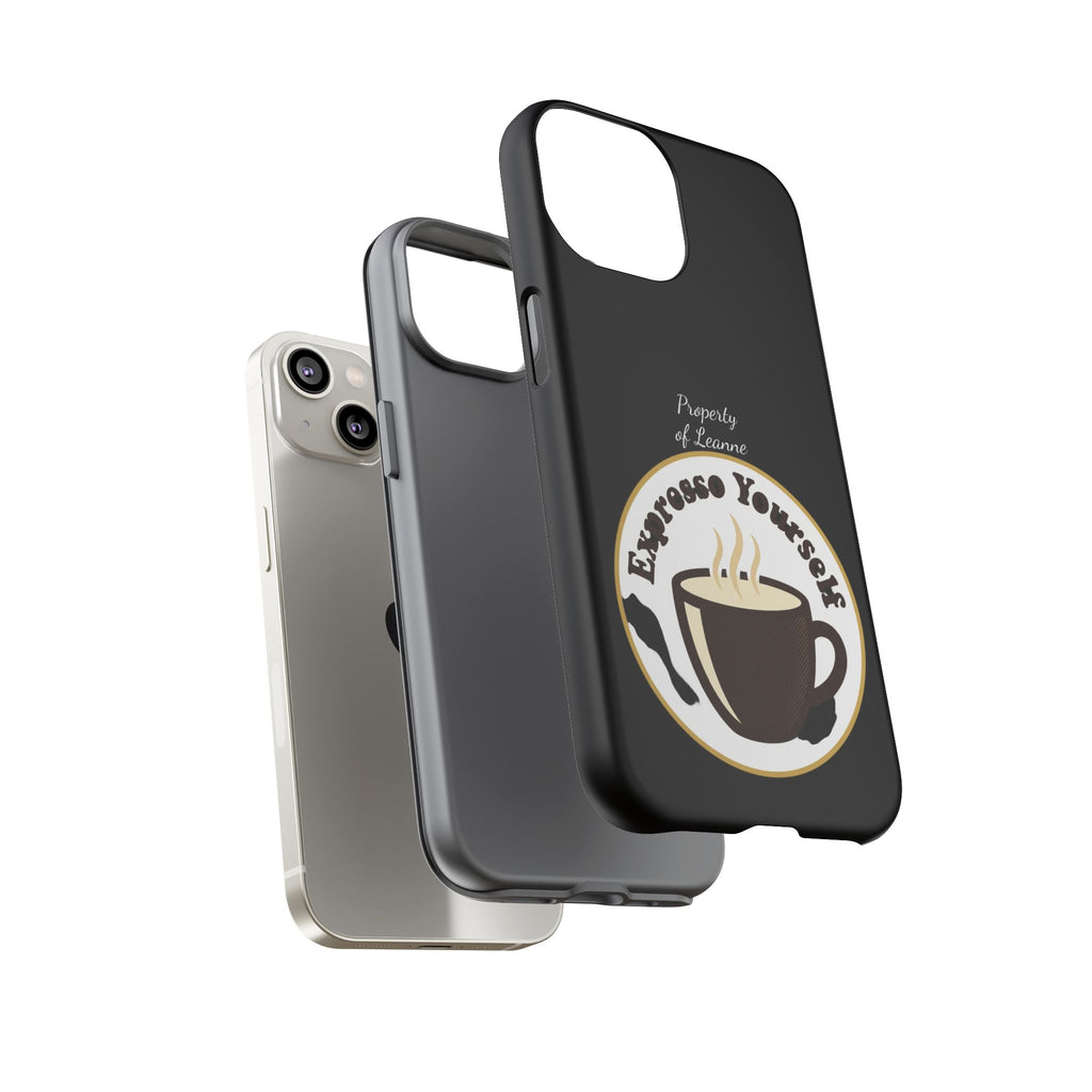 Espresso Yourself Phone Case — Cute Coffee Cup Protective Case for Coffee Lovers