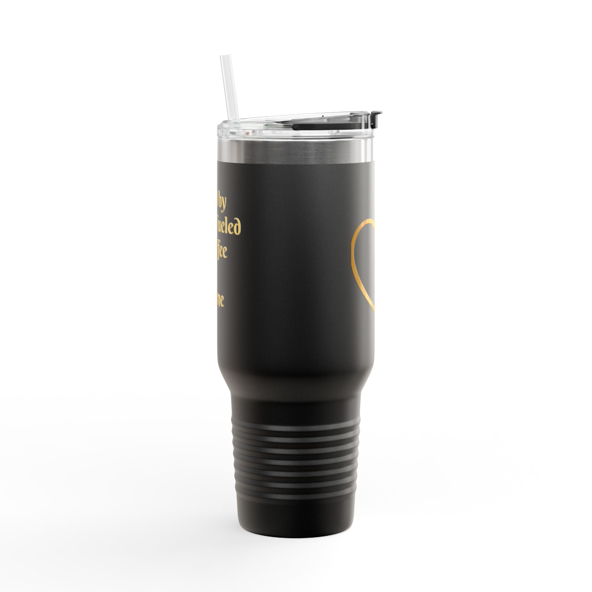 Personalized Christian Heart Cross 40oz Insulated Travel Mug