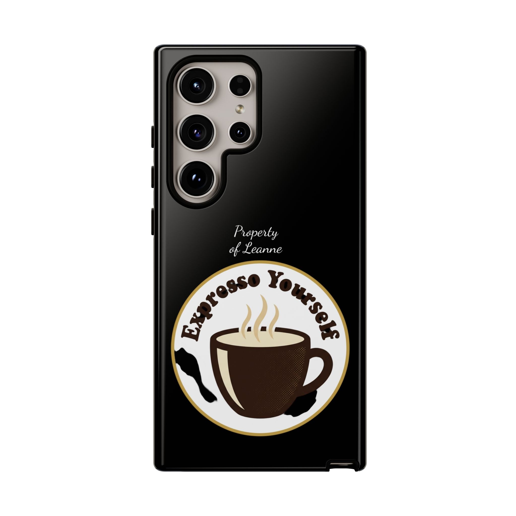 Espresso Yourself Phone Case — Cute Coffee Cup Protective Case for Coffee Lovers