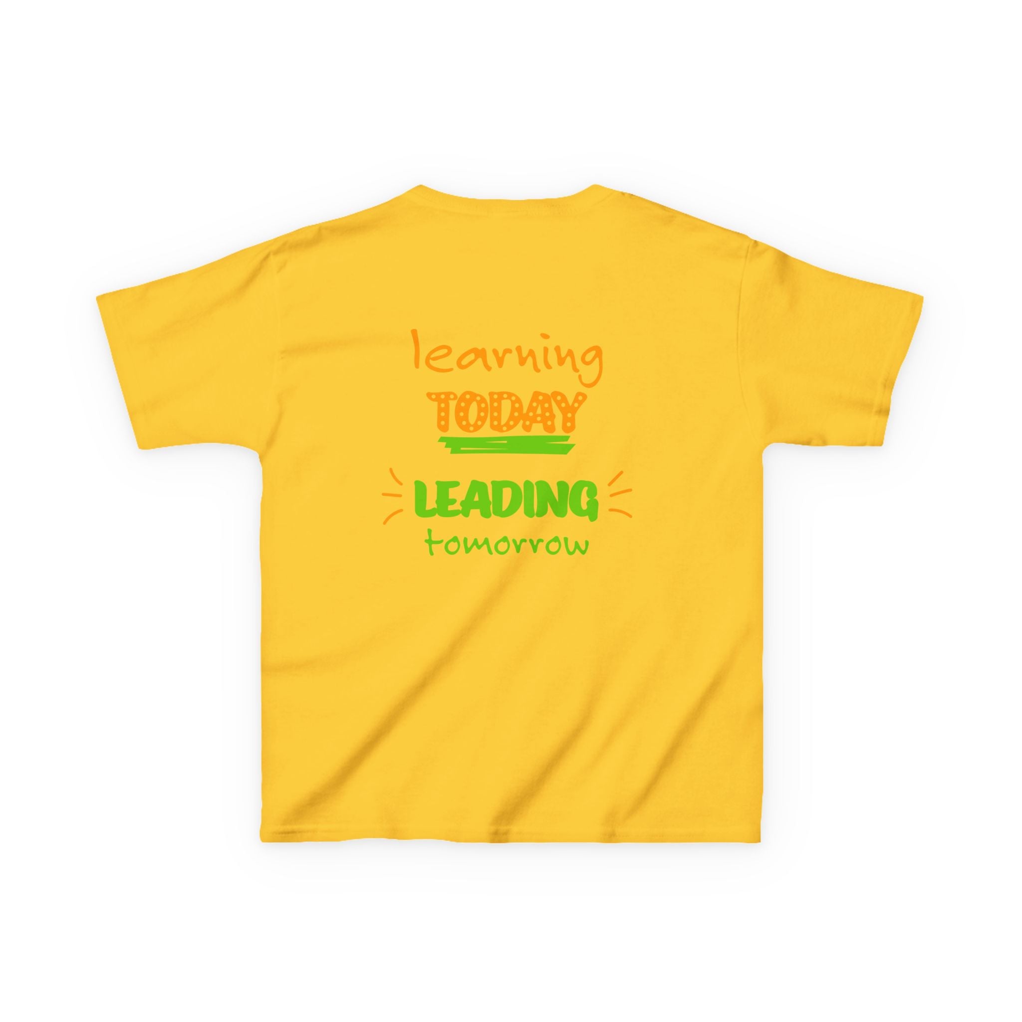Kids Tee —  Back to School "BOSS" Personalized : "Learning Today, Leading Tomorrow"
