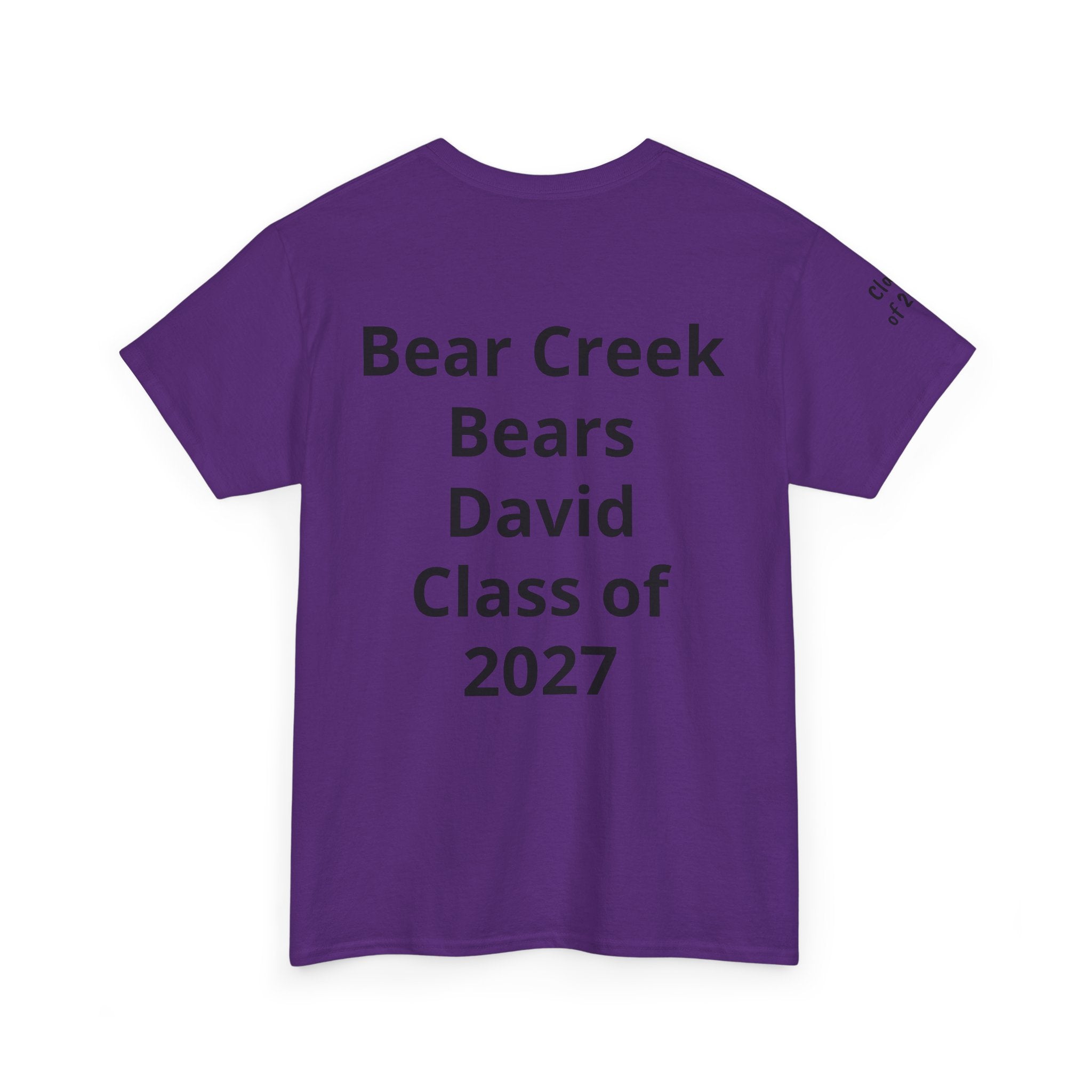 Personalized "Class of" and School pride, Back to School-Unisex Heavy Cotton Tee