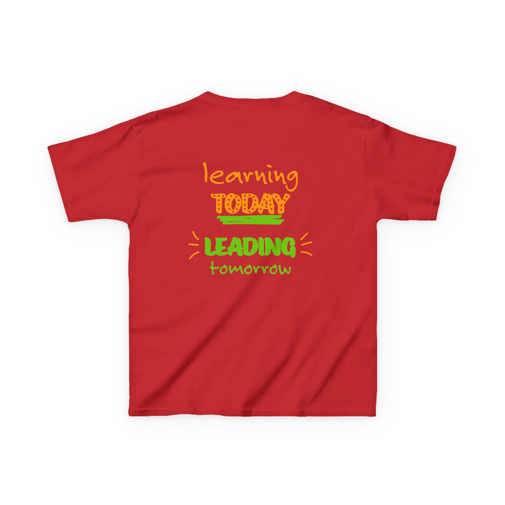 Kids Tee —  Back to School "BOSS" Personalized : "Learning Today, Leading Tomorrow"