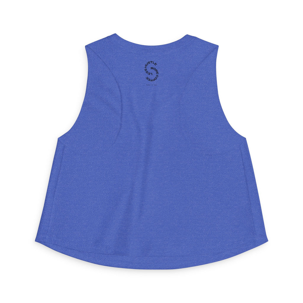 Espresso Yourself Crop Top — Cute Coffee Graphic Women's Tank