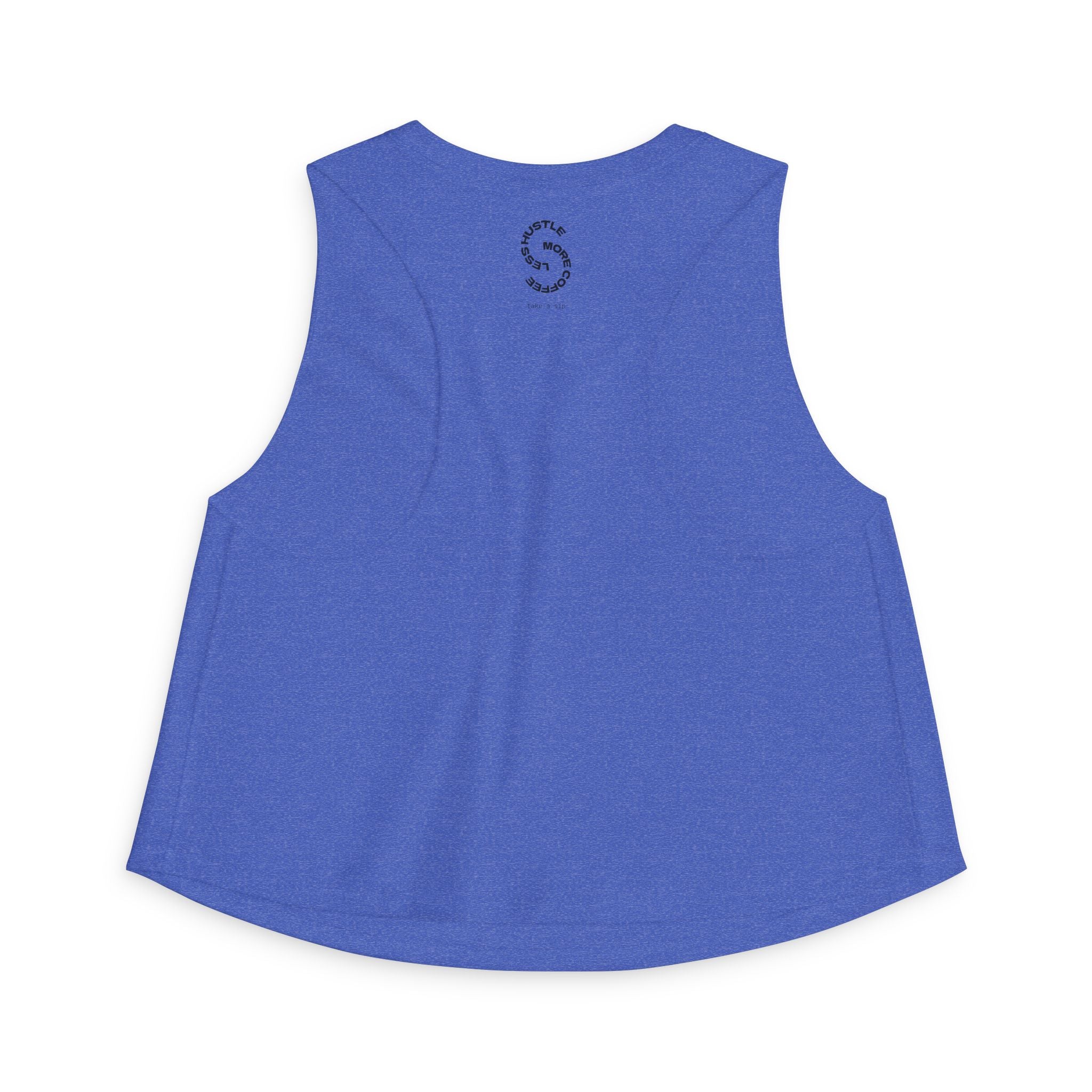 Espresso Yourself Crop Top — Cute Coffee Graphic Women's Tank