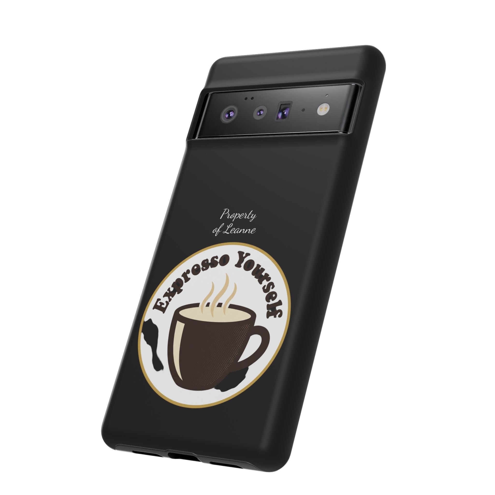Espresso Yourself Phone Case — Cute Coffee Cup Protective Case for Coffee Lovers