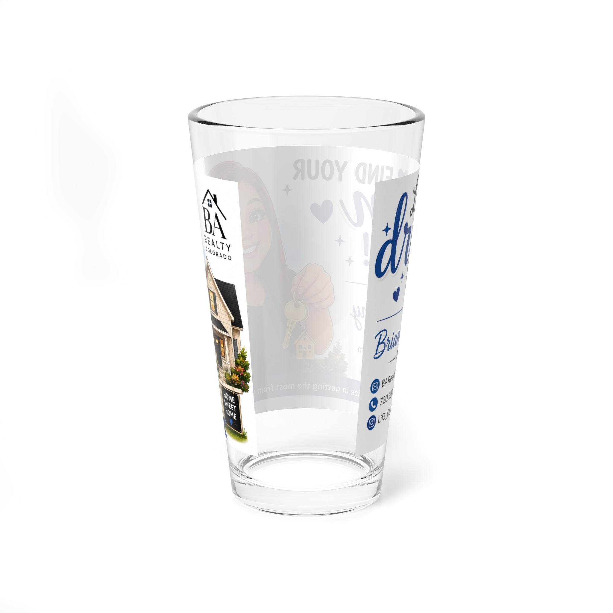 Personalized Mixing Glass, 16oz