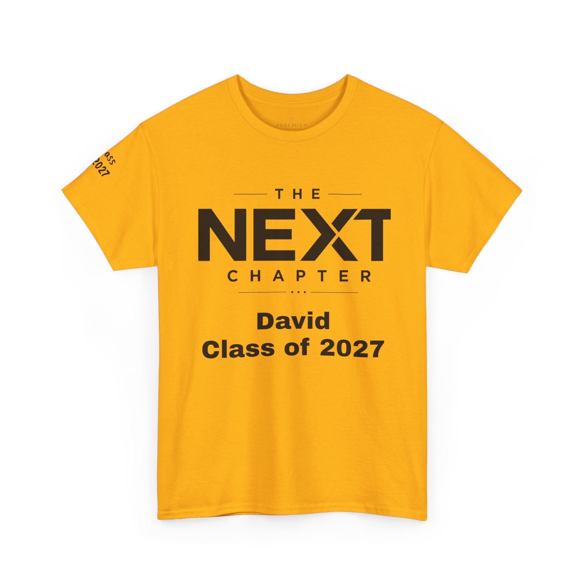 Personalized "Class of" and School pride, Back to School-Unisex Heavy Cotton Tee