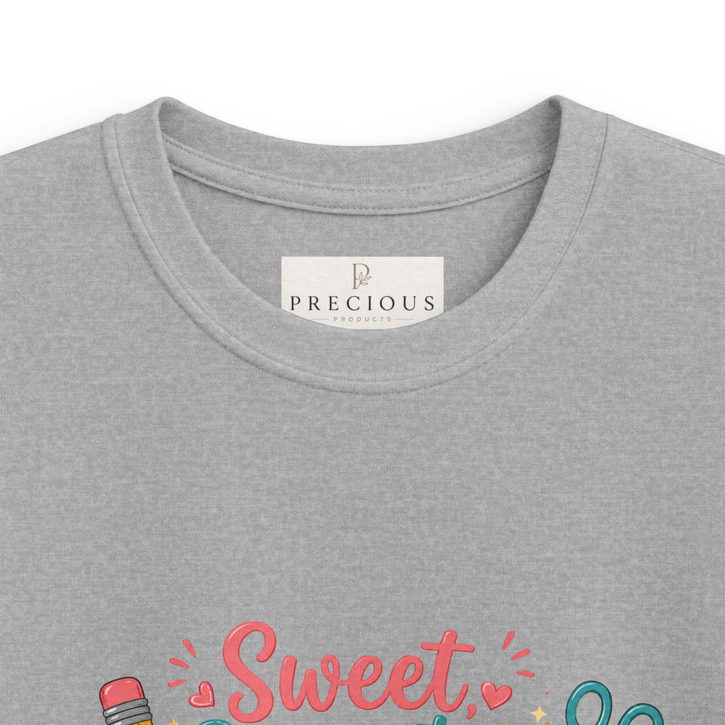 Back to School Personalized Kids Tee — "Sweet, Smart & Ready to Start" Personalized First Day of School Shirt (Name + Year)