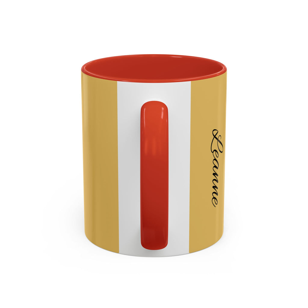 Personalized Espresso Yourself Accent Coffee Mug - Funny Coffee Lover Gift (11/15oz)