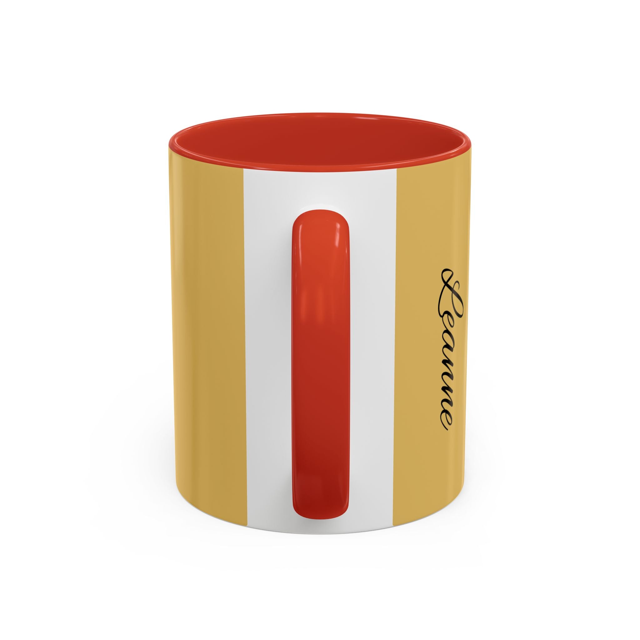 Personalized Espresso Yourself Accent Coffee Mug - Funny Coffee Lover Gift (11/15oz)