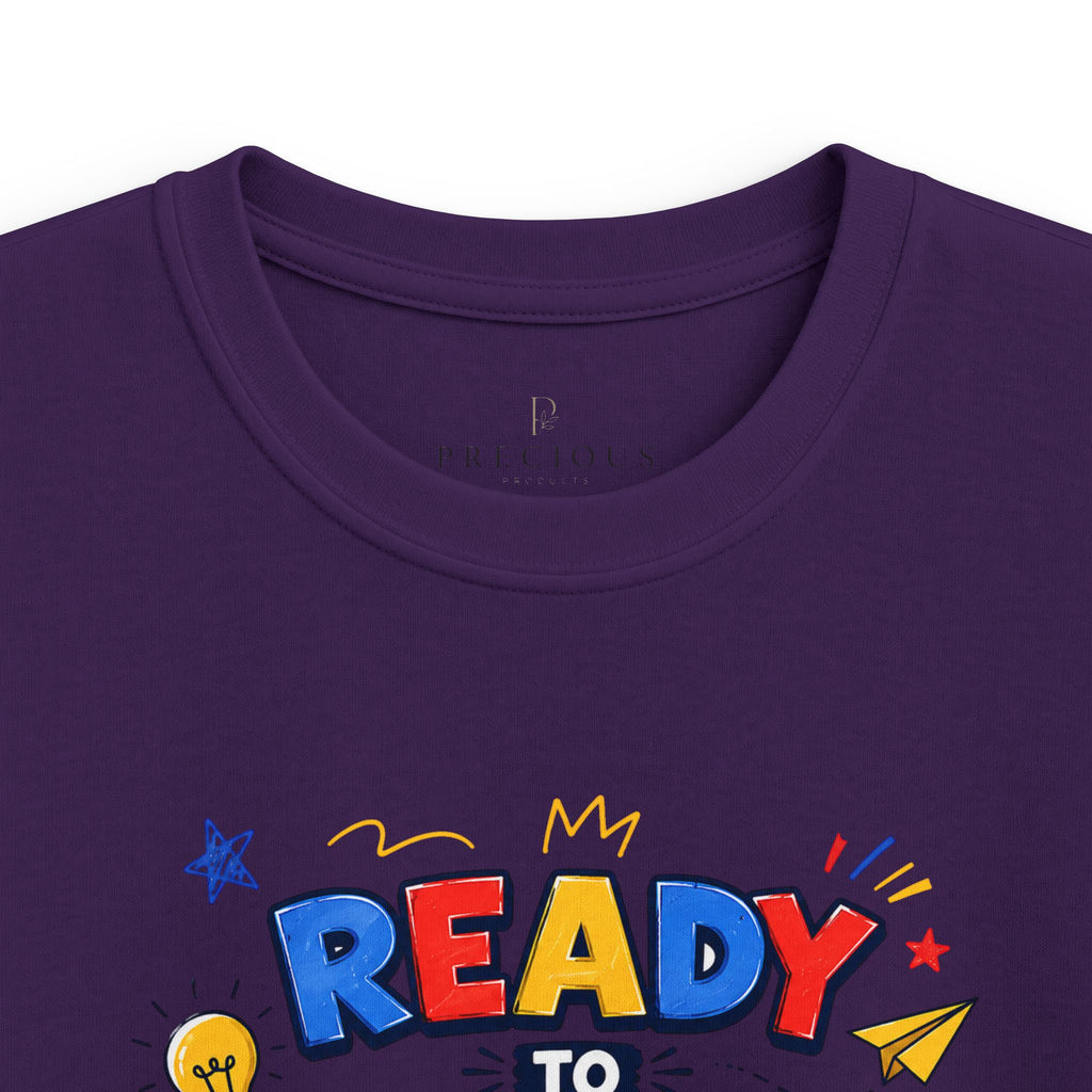 Kids Softstyle Tee- Personalized back to school, with Name, grade, and school survival kit