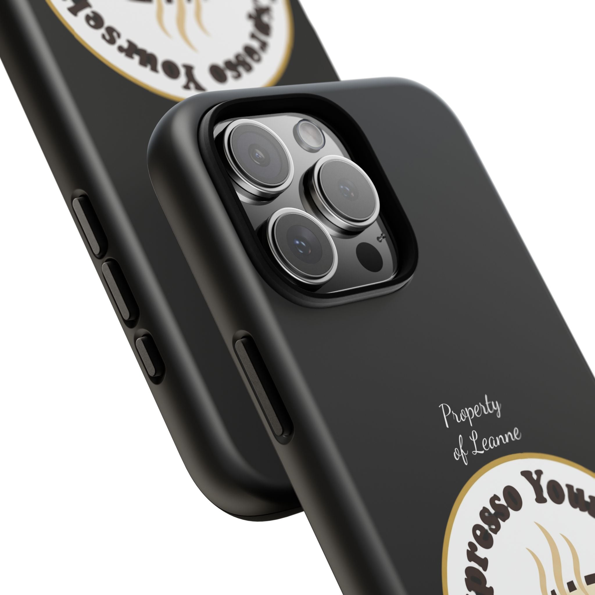 Espresso Yourself Phone Case — Cute Coffee Cup Protective Case for Coffee Lovers