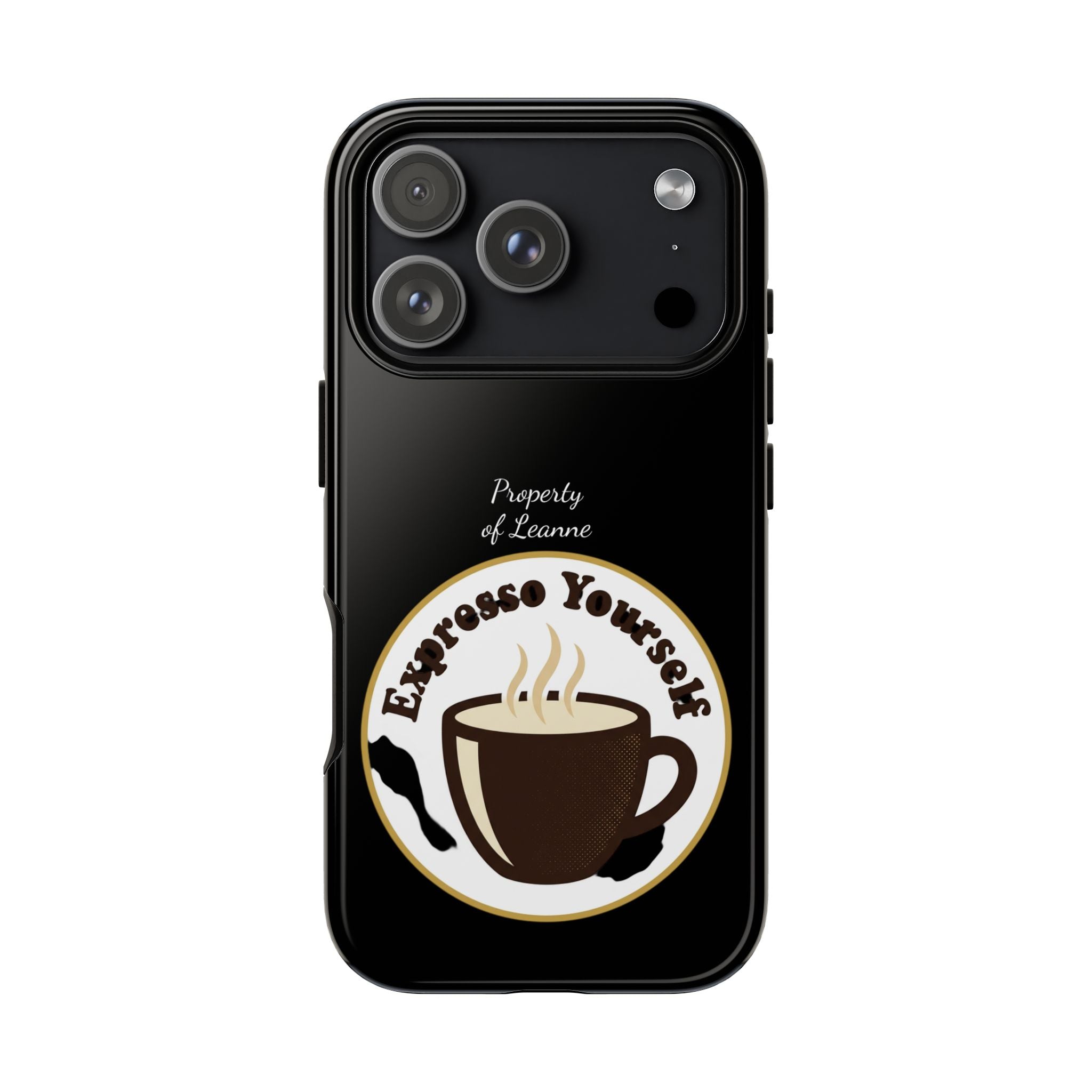 Espresso Yourself Phone Case — Cute Coffee Cup Protective Case for Coffee Lovers