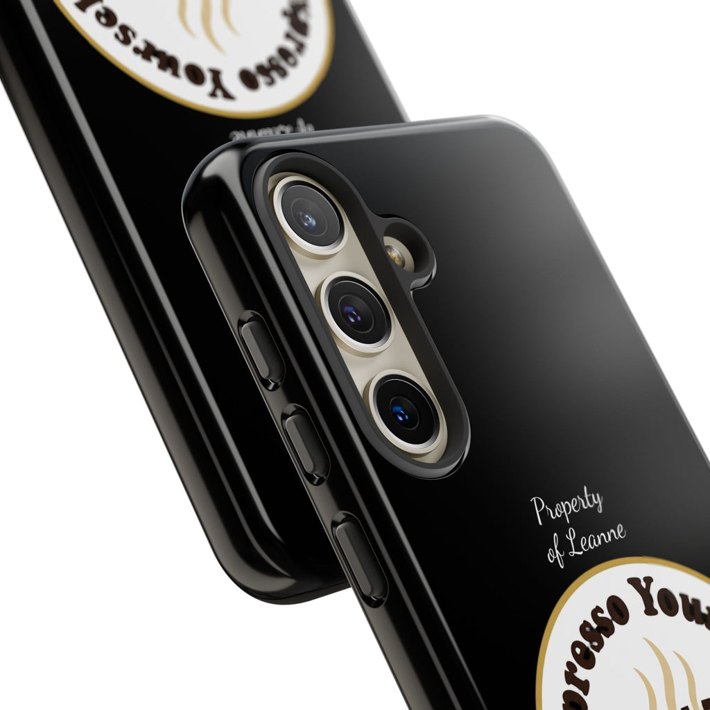 Espresso Yourself Phone Case — Cute Coffee Cup Protective Case for Coffee Lovers