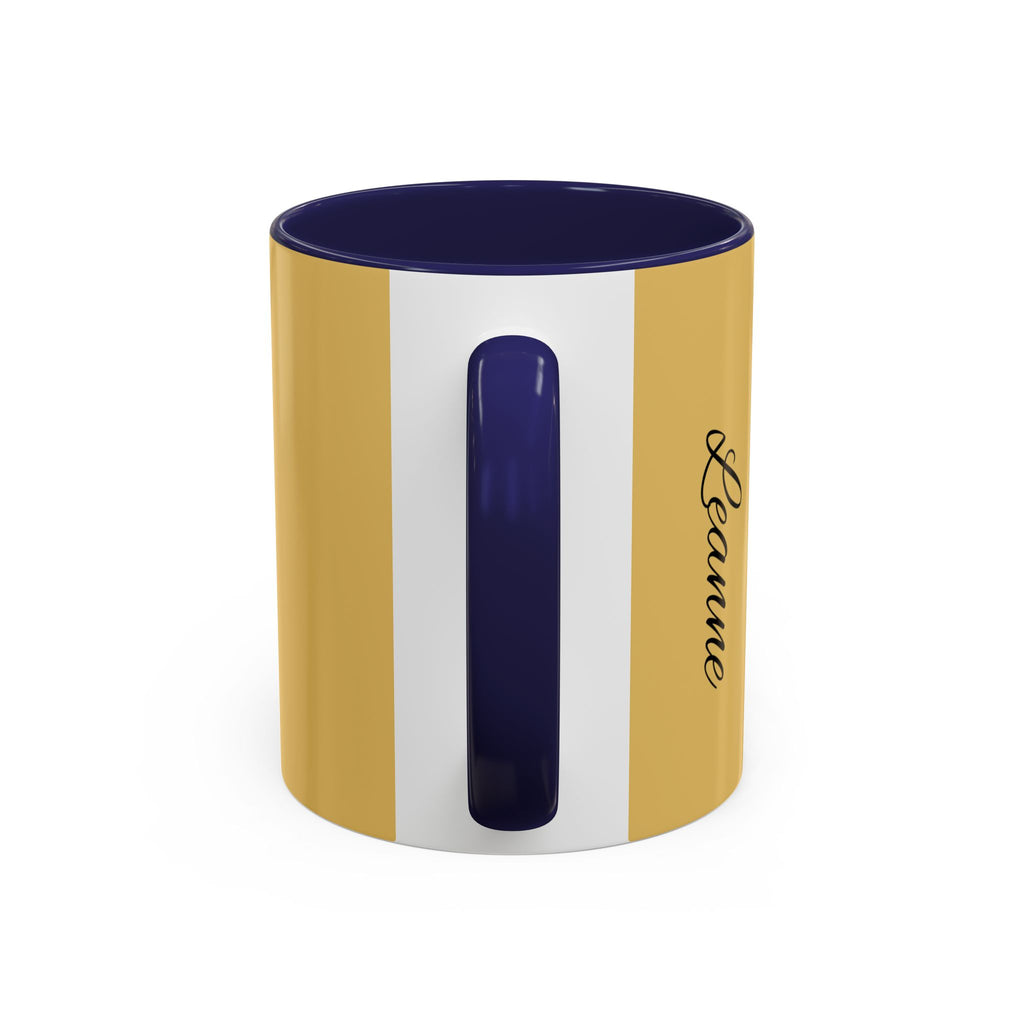 Personalized Espresso Yourself Accent Coffee Mug - Funny Coffee Lover Gift (11/15oz)