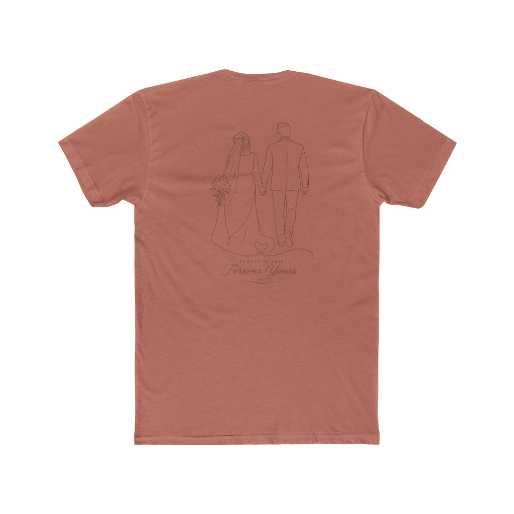 Unisex Personalized Front and Back Cotton Crew Tee