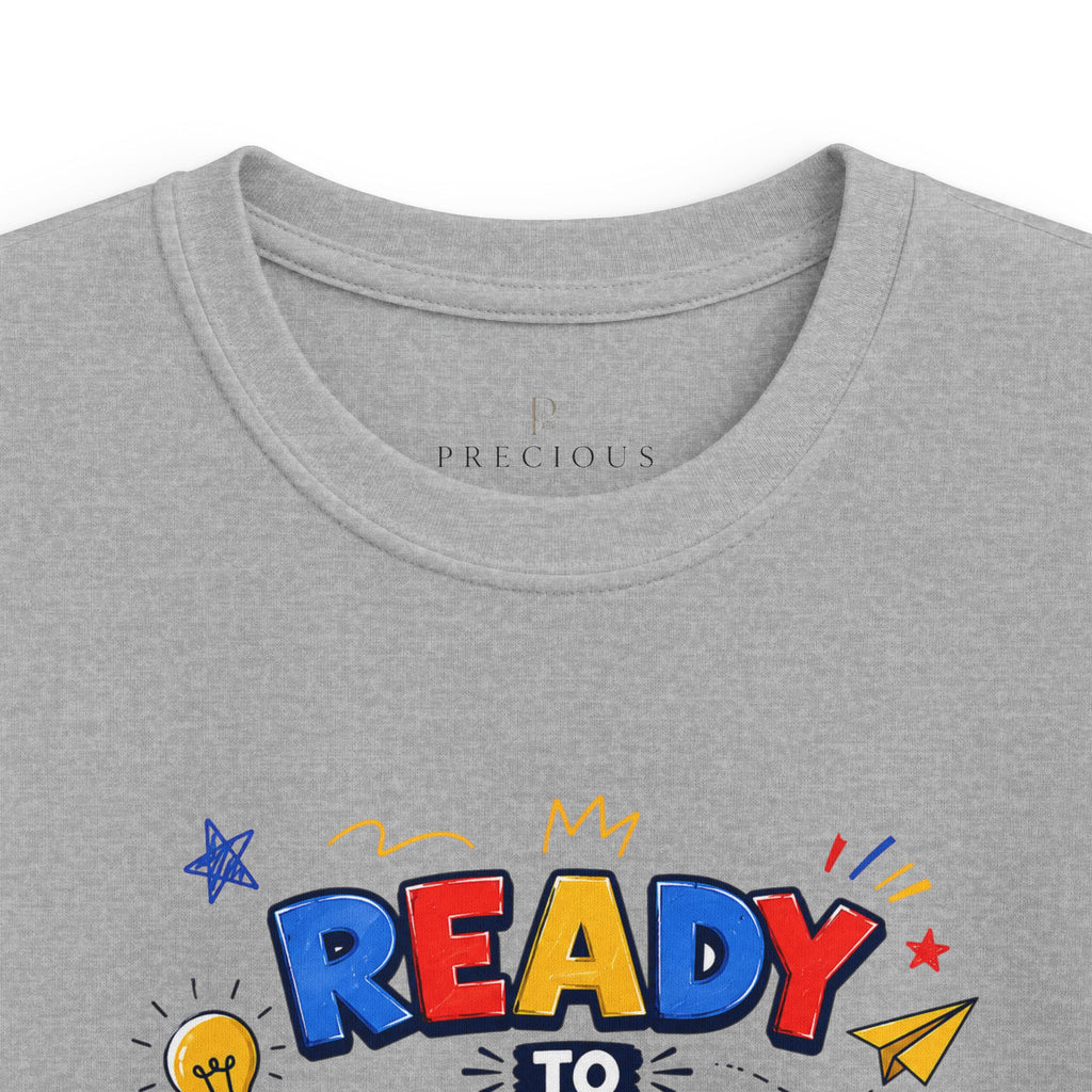 Kids Softstyle Tee- Personalized back to school, with Name, grade, and school survival kit
