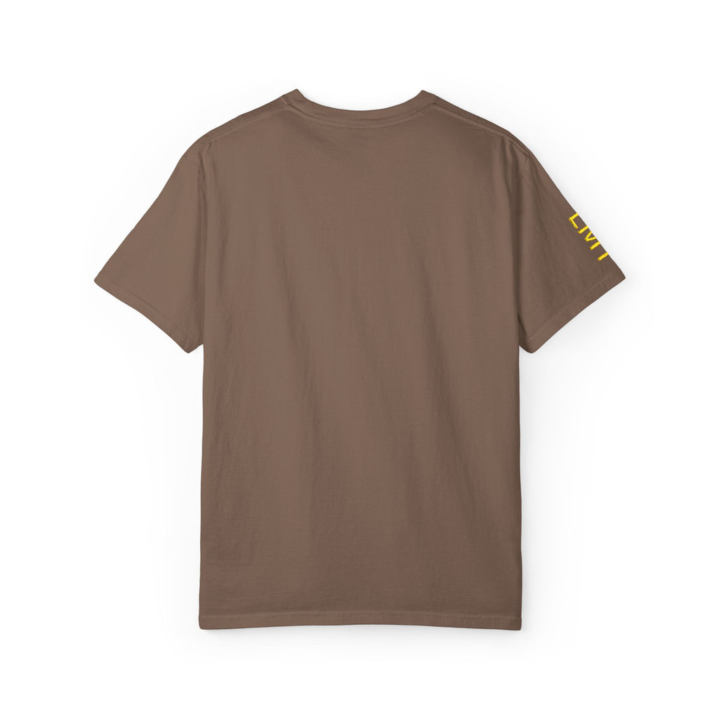 Wolf Moon Pocket T-Shirt — Minimal Black Wolf Circle Tee