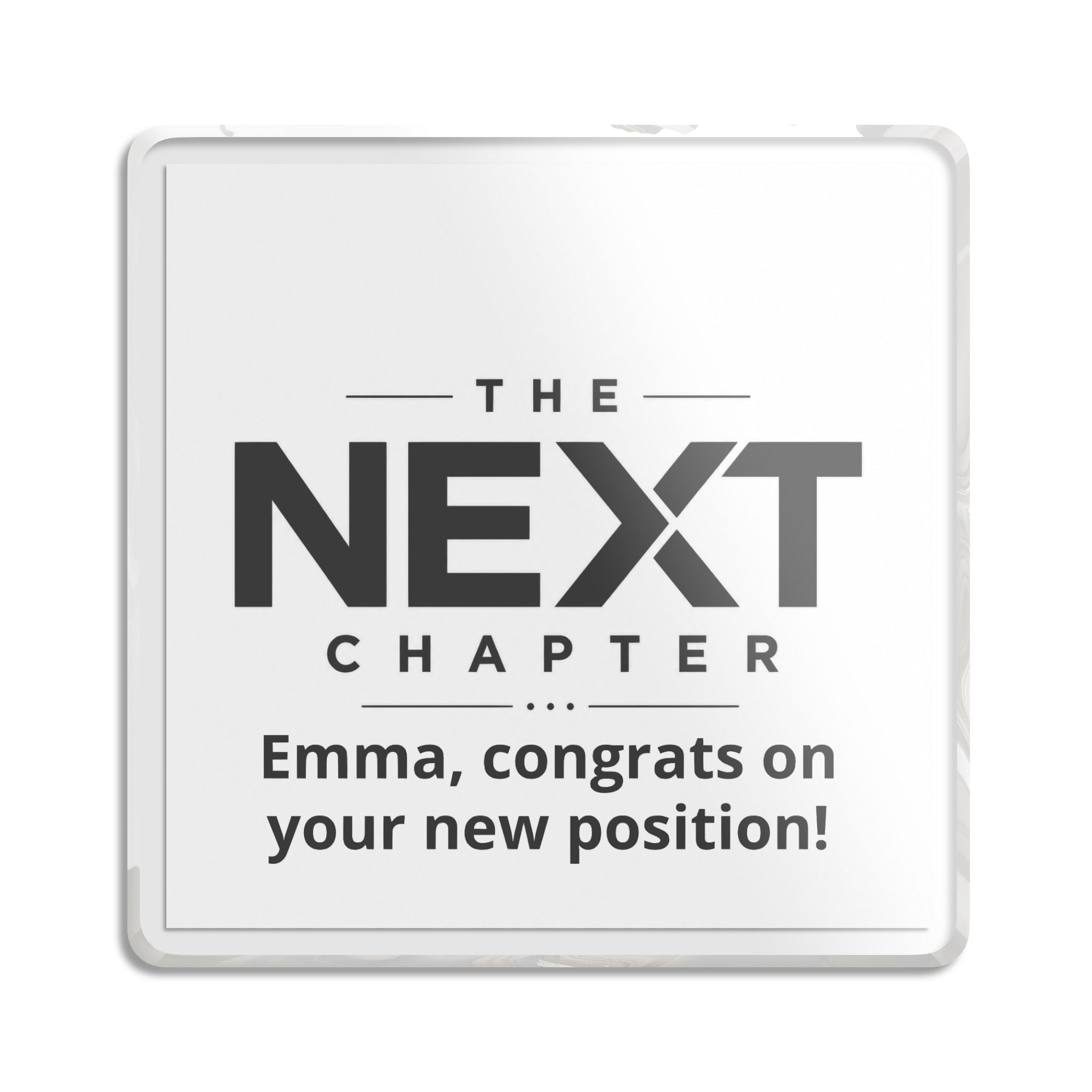 The Next Chapter Custom Graduation Plaque — Personalized Class of 2027