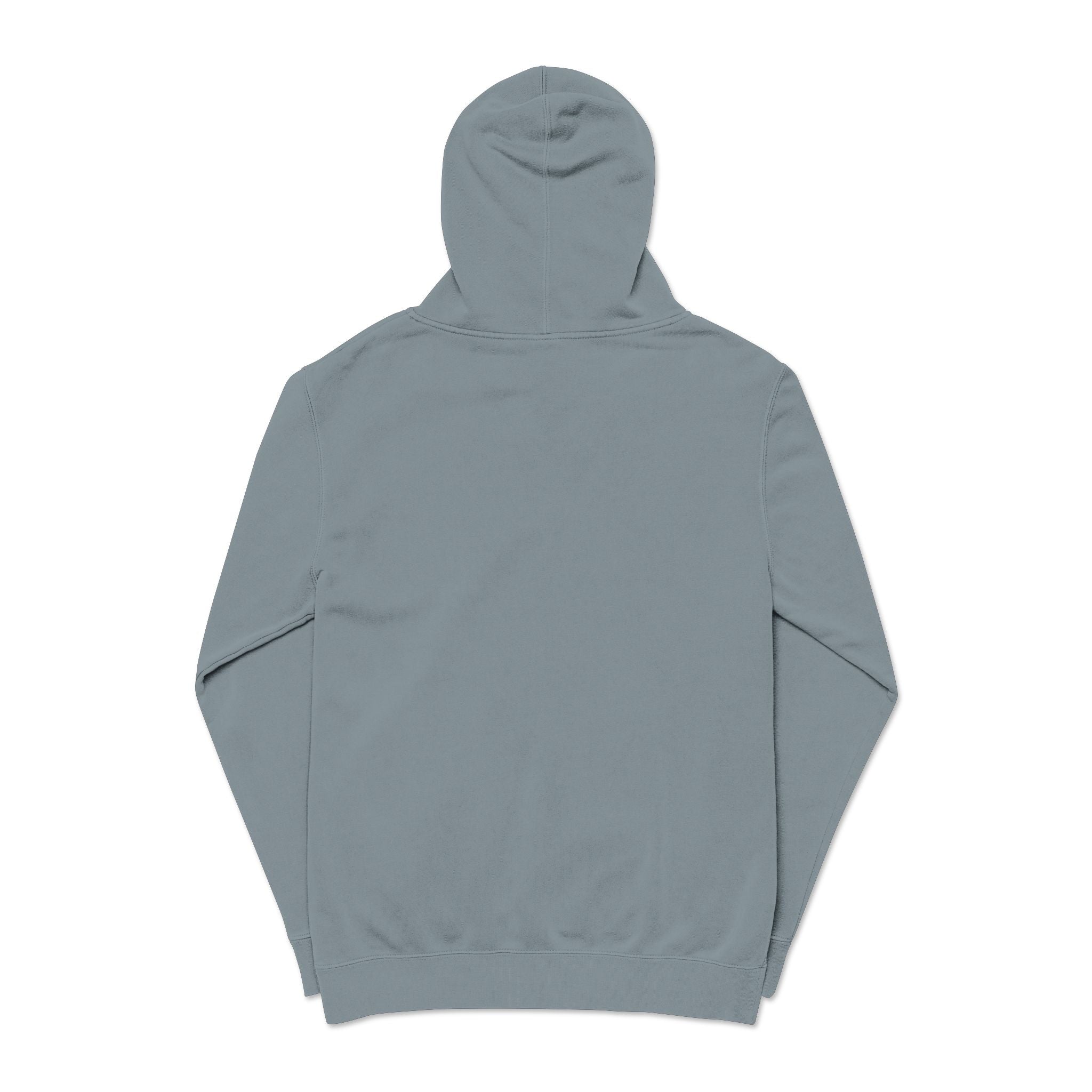 Personalized "Expresso Yourself" Sleeve Pigment-Dyed Hoodie with Coffee Crest Logo — Vintage Cozy Streetwear