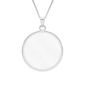 Round Border Photo Pendant