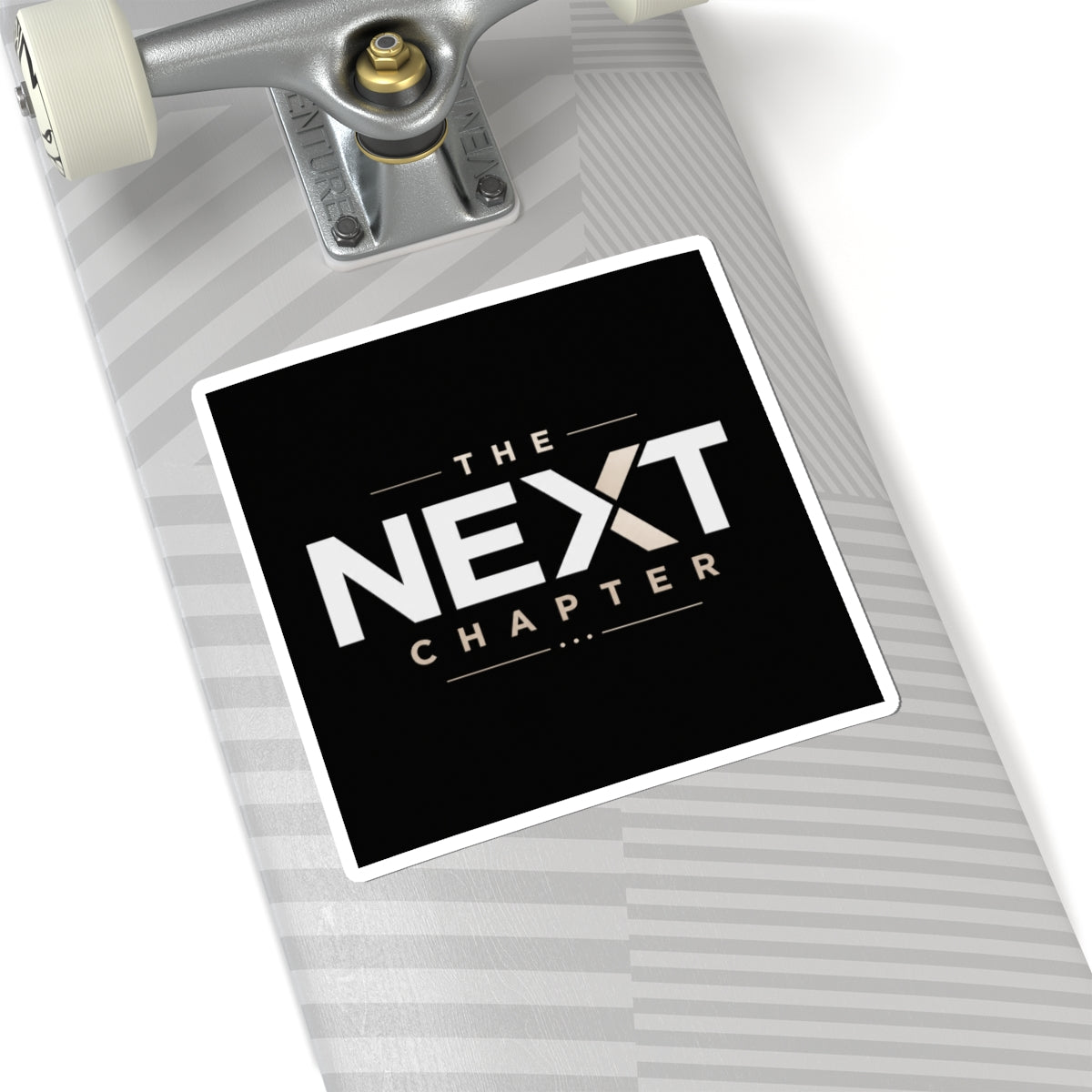 Kiss-Cut Sticker — “The Next Chapter” Motivational Laptop Decal