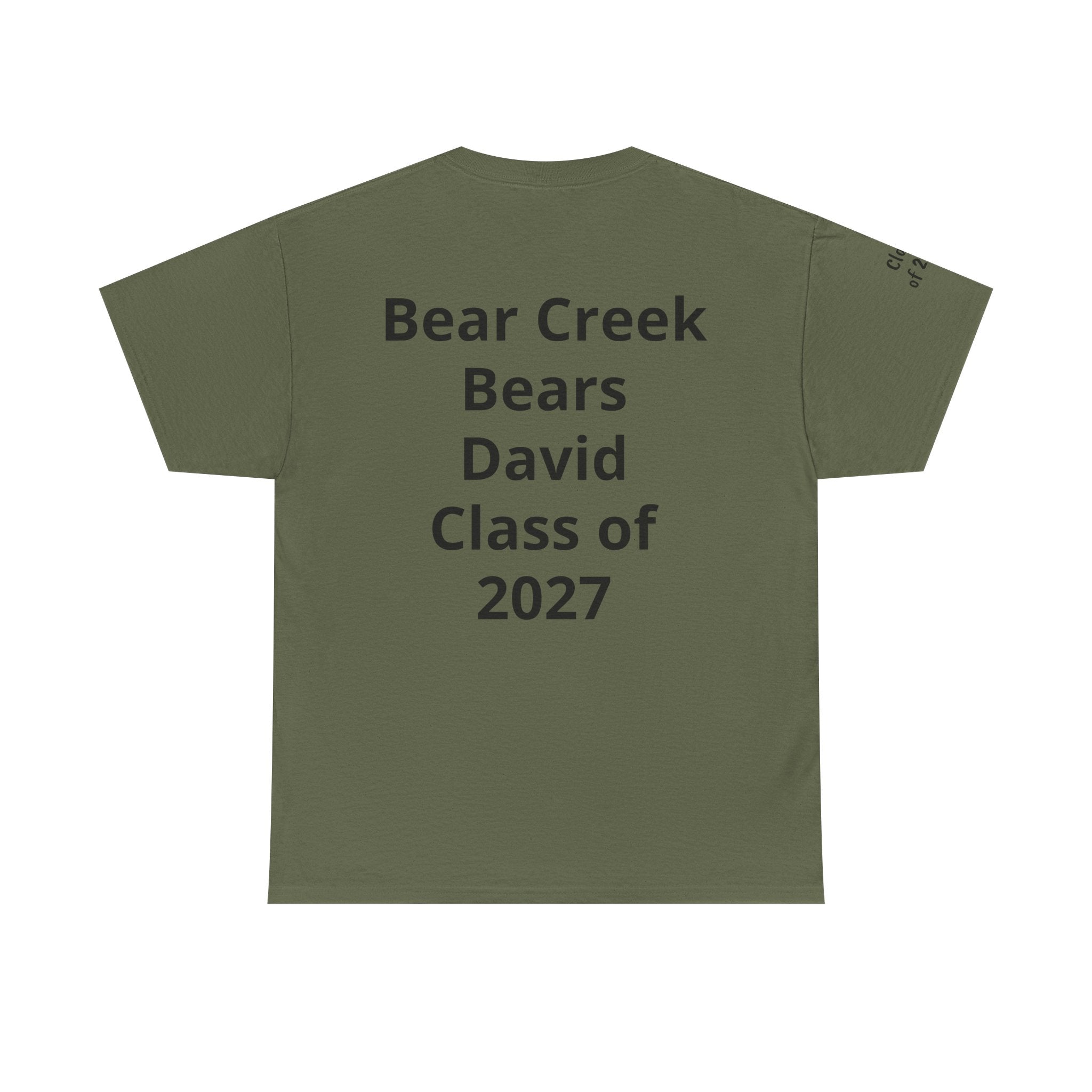 Personalized "Class of" and School pride, Back to School-Unisex Heavy Cotton Tee
