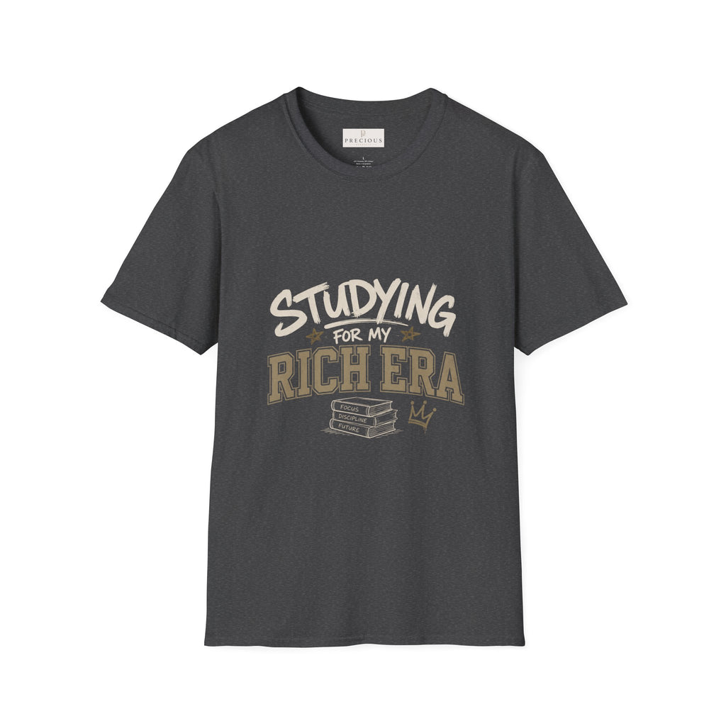 Personalized "Studying For My Rich Era", "Fear Less Do More" comfortable unisex T-Shirt